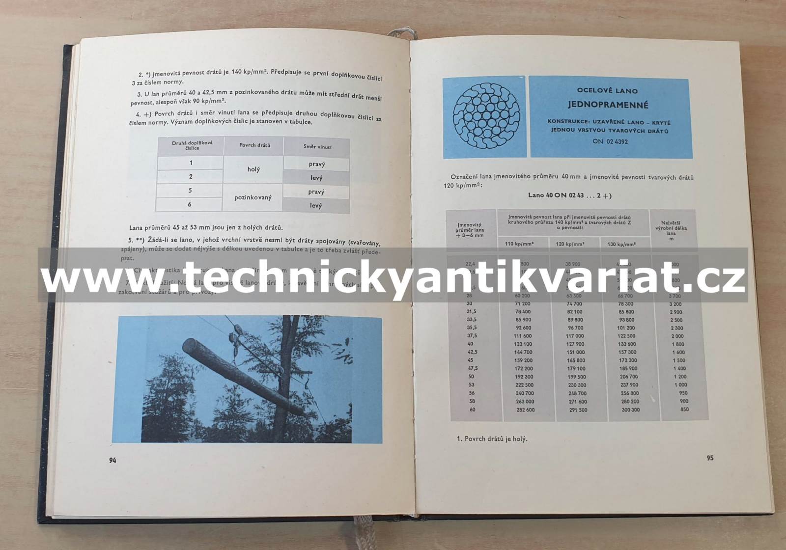 Katalog ocelových lan (1966)