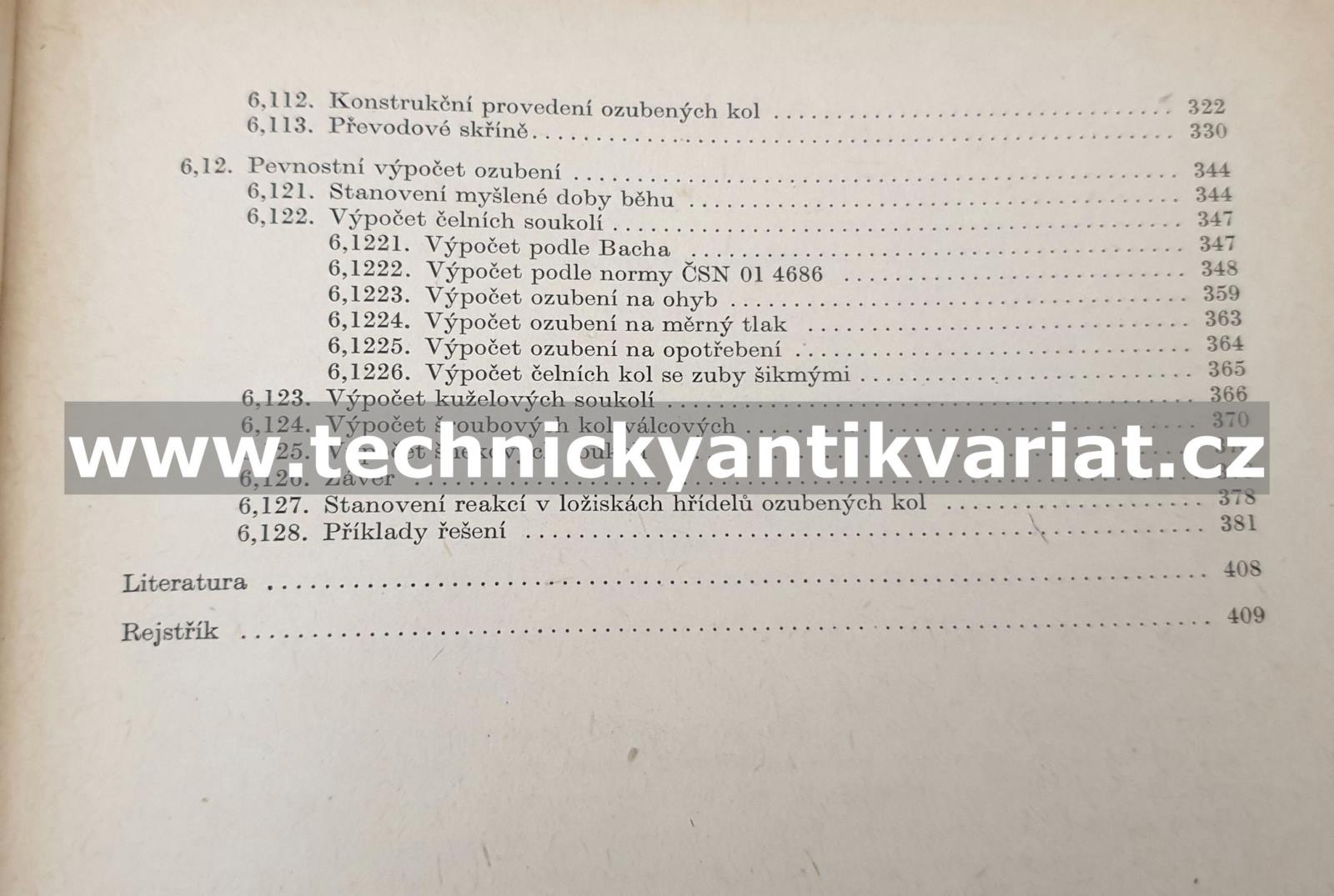 Části strojů II. Převody, a převodová ústrojí - Alfréd Bolek (1963)