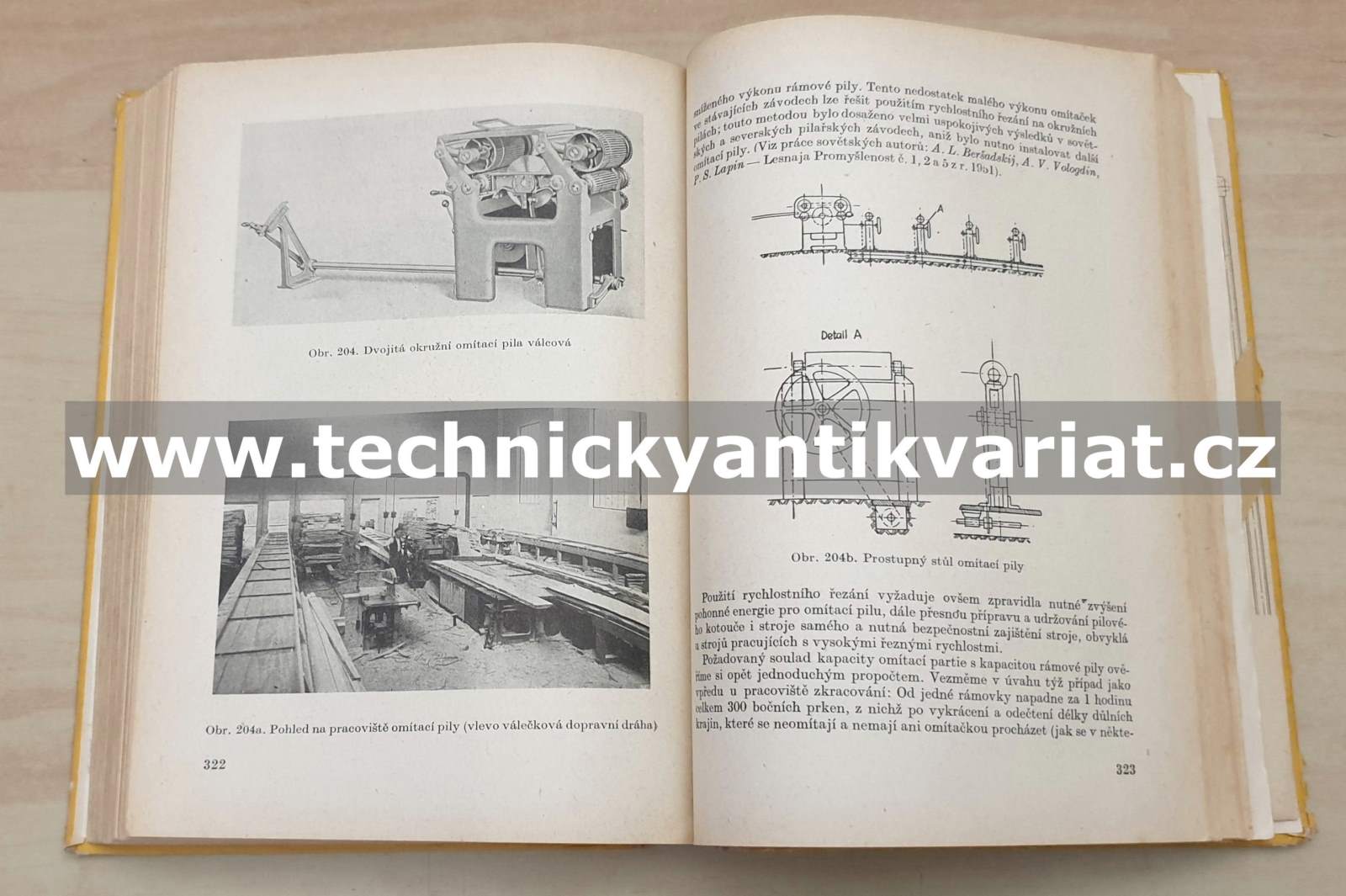 Rámová pila a technika řezání - Ille, Dobrý, Kozák, Tomášek (1954)
