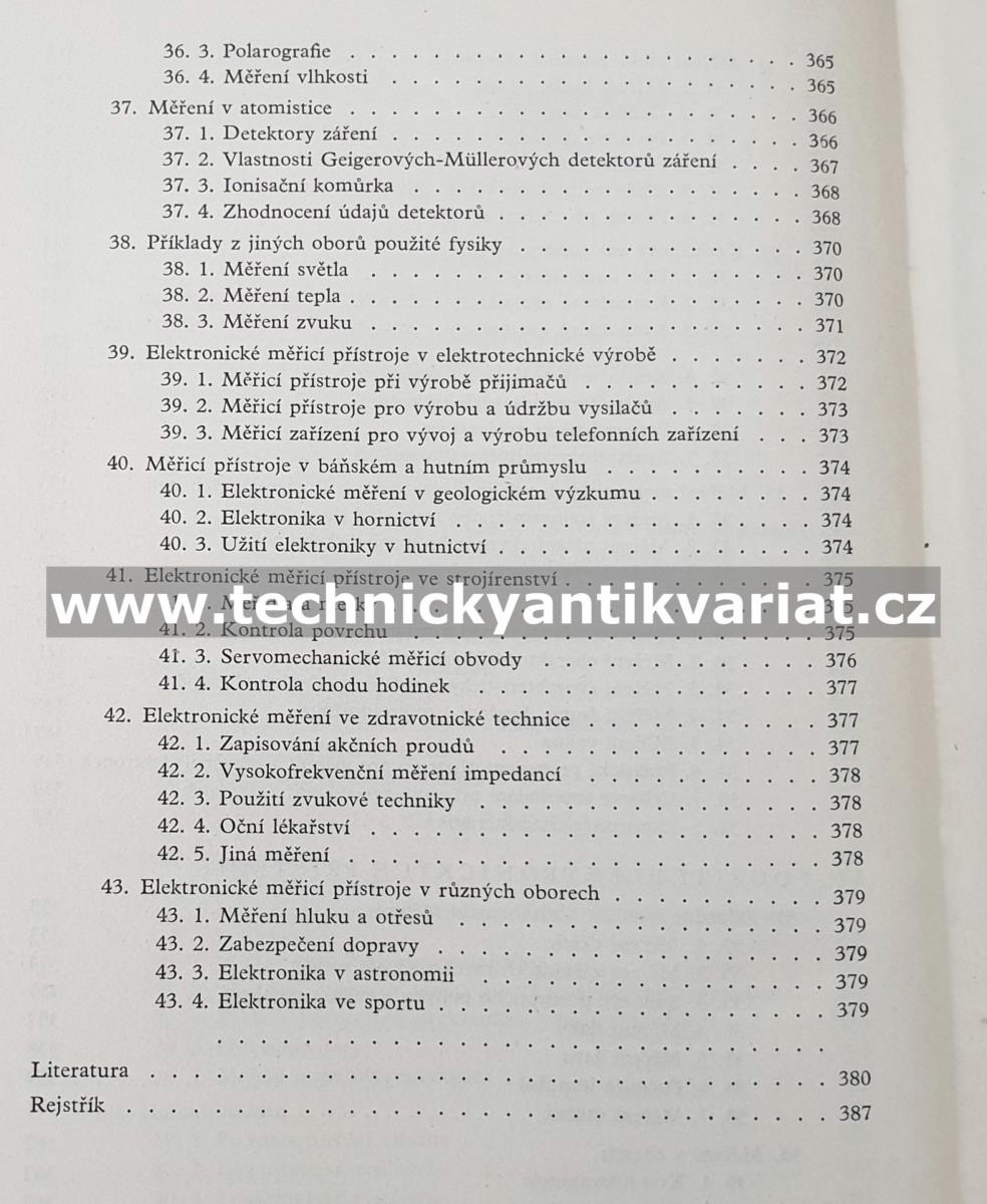 Elektronické měření - Jaroslav Horák (1957)