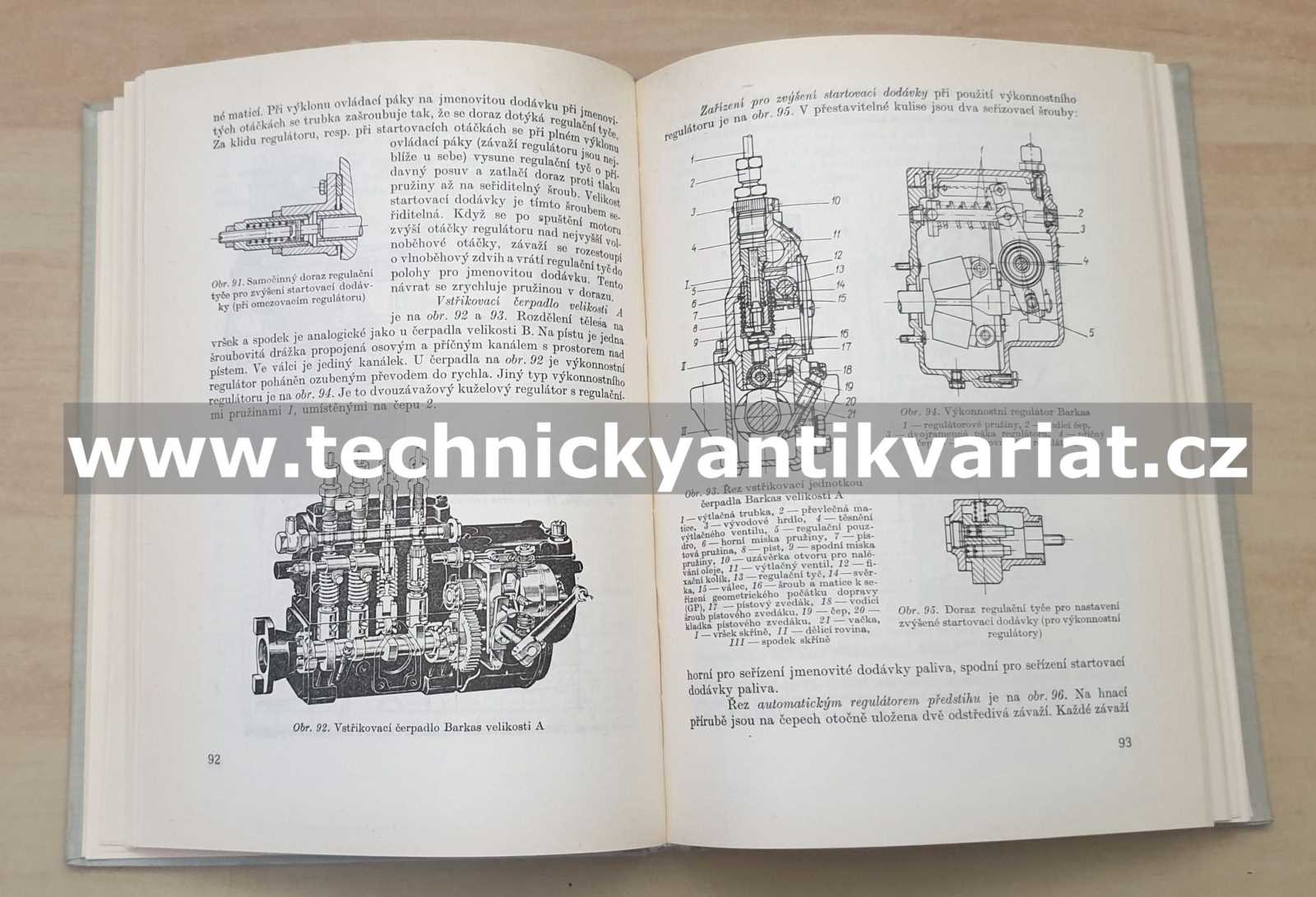 Vstřikovací zařízení naftových motorů - Jaromír Indra (1969)