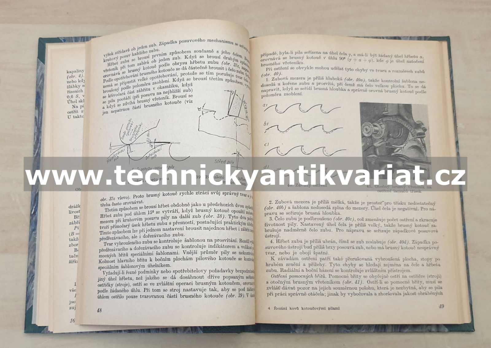 Řezání kovů kotoučovými pilami - P.F.Skvorcov (1952)