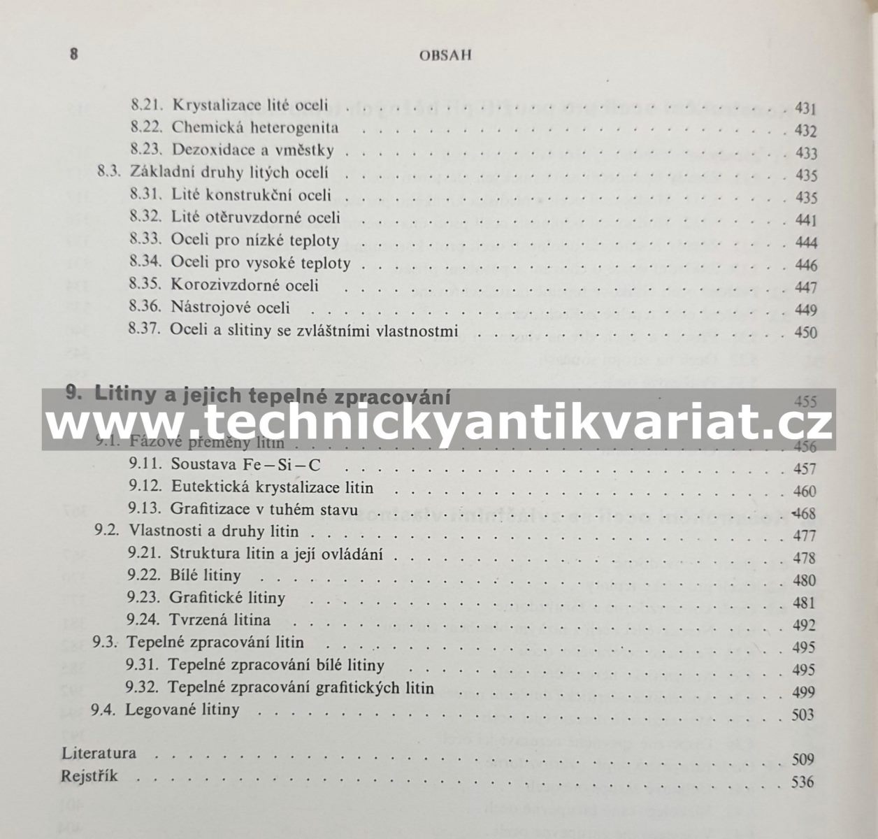 Nauka o materiálu I. Železo a jeho slitiny 4 - Ryš, Cenek, Hrbek, Mazanec (1975)