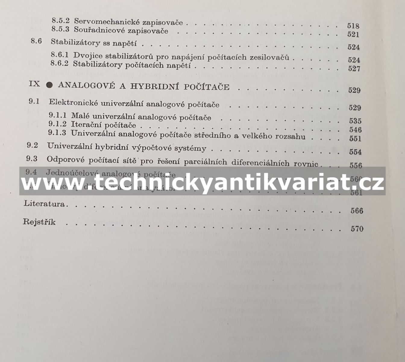 Analogové a hybridní počítače (1971)