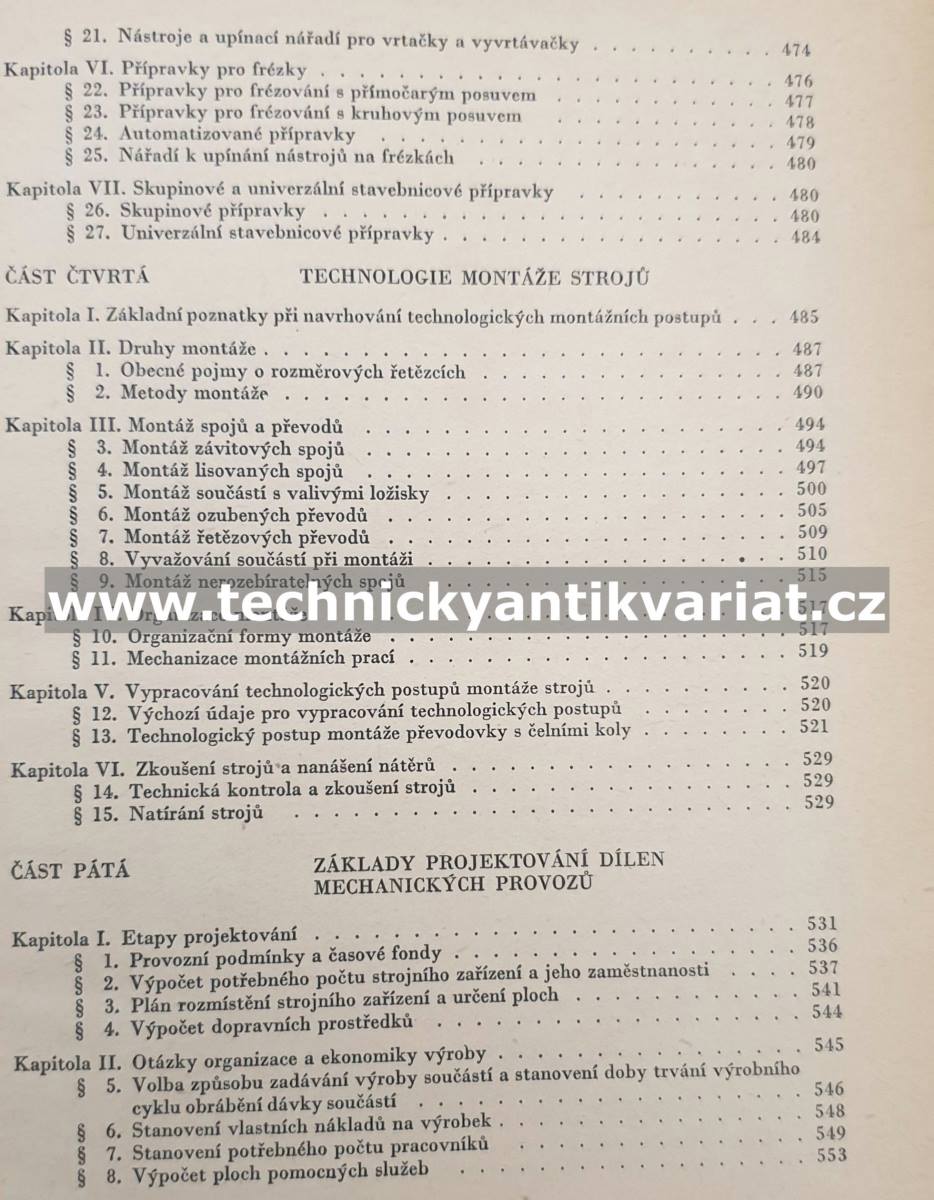Strojírenská technologie - Tichonov, Zaslavskij (1966)