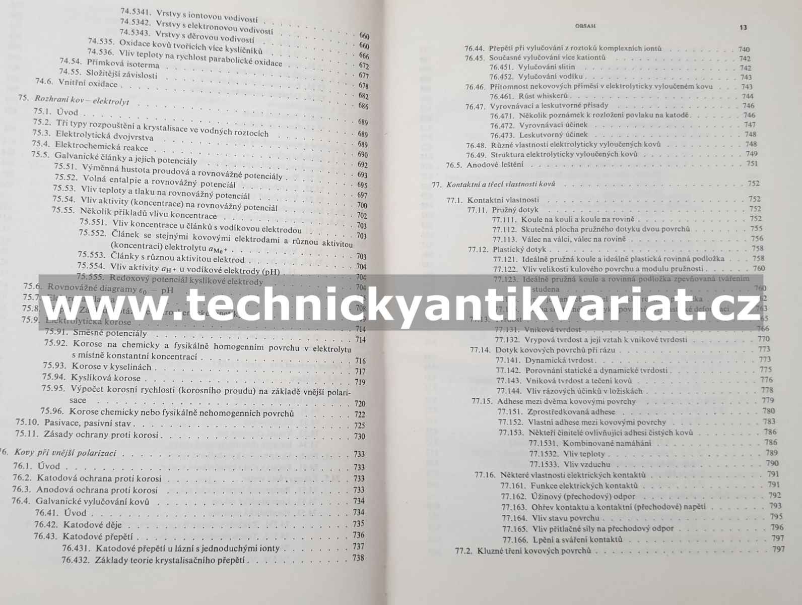 Nauka o materiálu I. Vlastnosti kovů 2 - Píšek, Jeníček, Ryš, Cenek (1968)