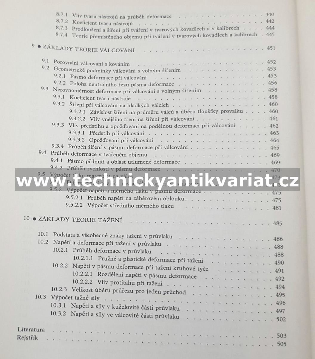 Základy teorie tváření kovů - Bohumil Počta (1966)