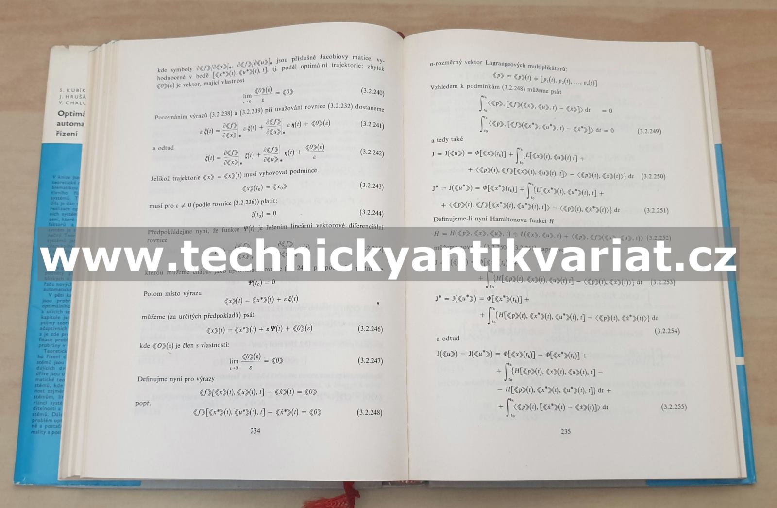 Optimální systémy automatického řízení - Kubík, Kotek, Hruška, Wachtl, Chalupa (1972)