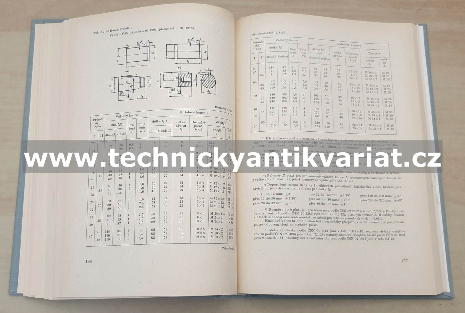 Technické tabulky - Klepš, Nožička (1986)