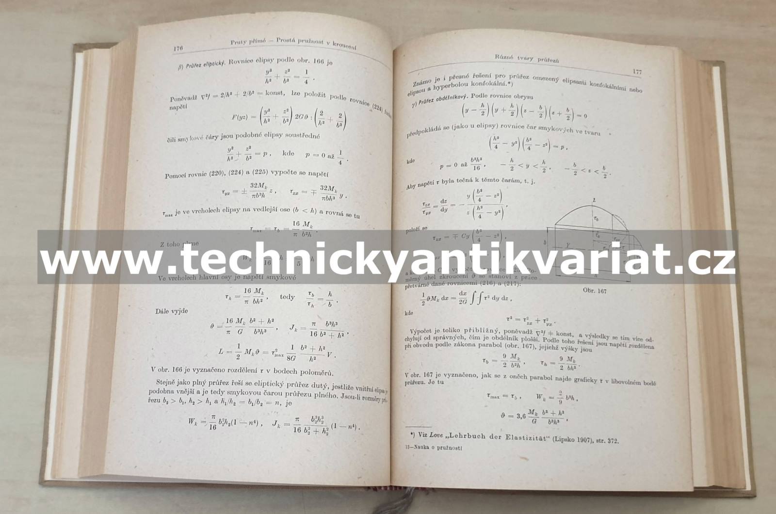 Nauka o pružnosti a pevnosti 3 Bažant, Nedoma, Spála (1955)