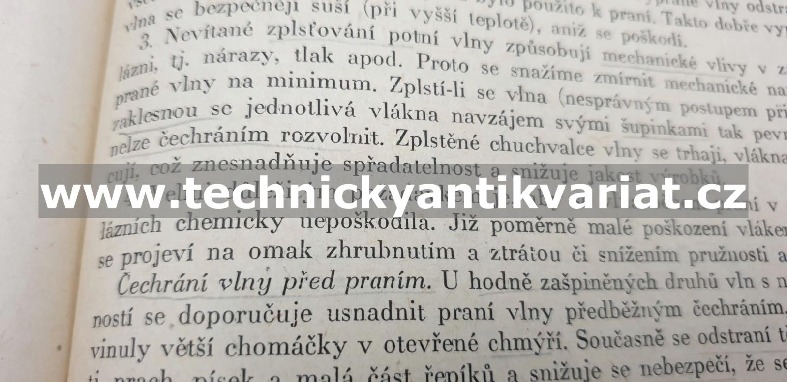 Technologie přádelnictví (1963)