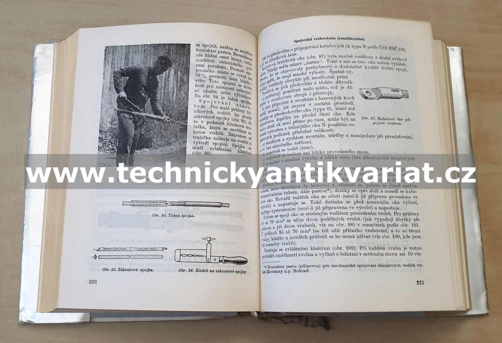 Hliník a jeho použití v elektrotechnice - Větrovec, Pařez (1962)