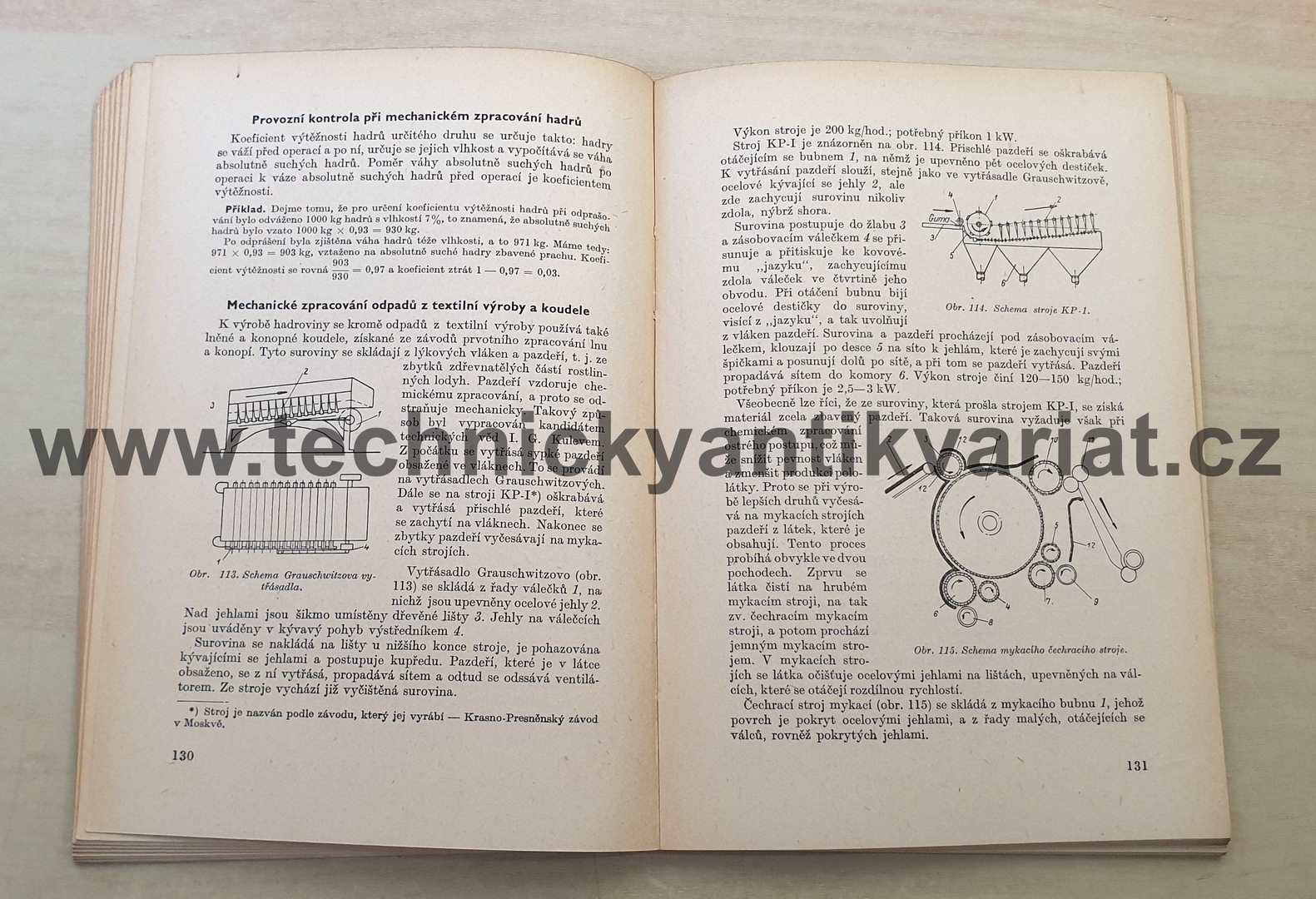 Technologie papíru - P.V. Šumilov (1952)