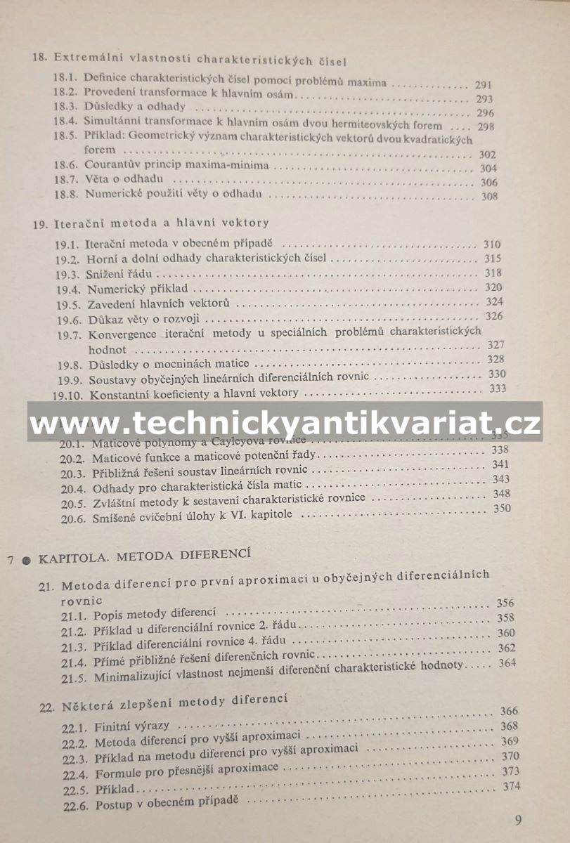 Problémy charakteristických hodnot s technickými aplikacemi - L. Collatz (1965)