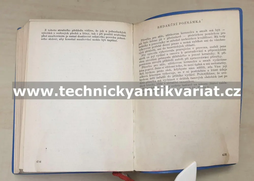 Příručka pro sklo, užitkovou keramiku a smalt (1963)
