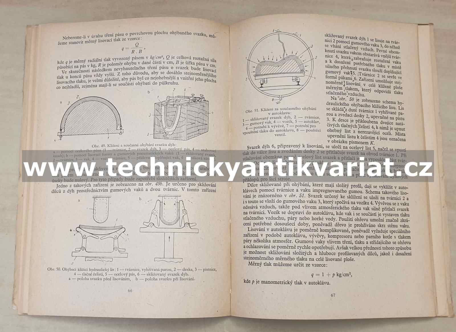 Ohýbaný nábytek - Jaroslav Vaněk (1952)