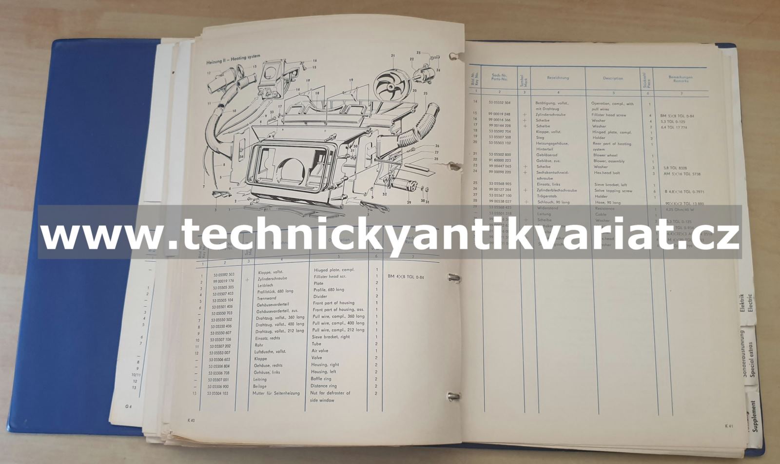 Wartburg 353W Ersatzteilkatalog / Spare part list (1978)