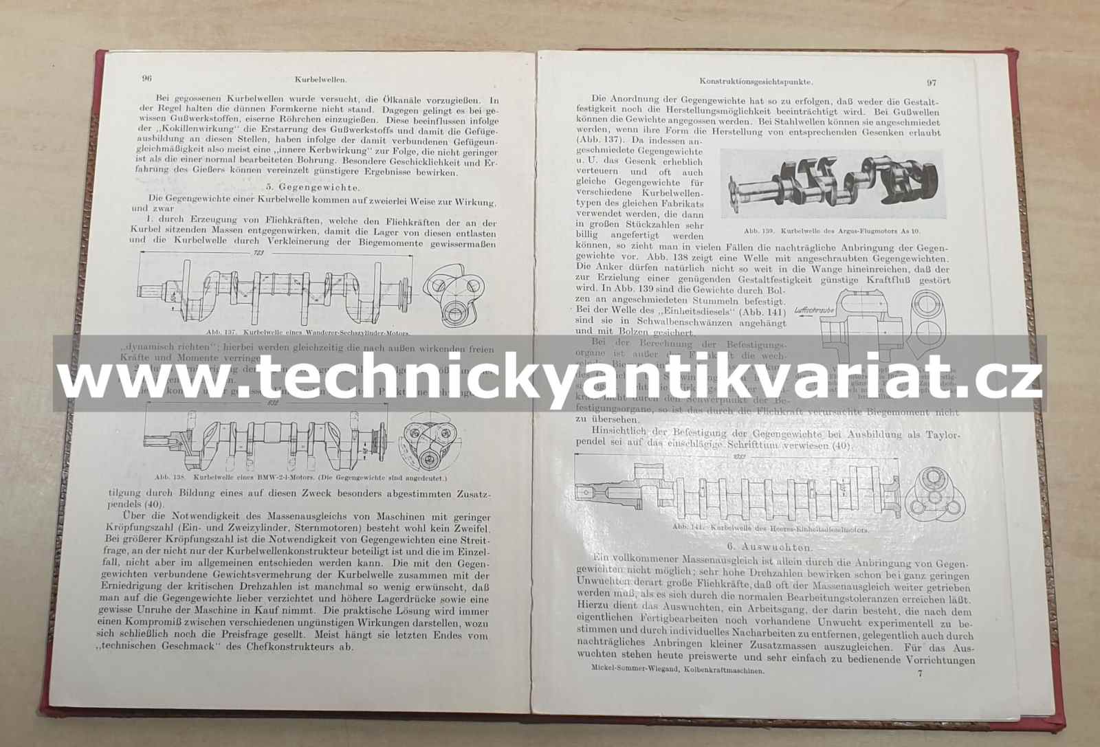 Berechnung und gestaltung der triebwerke schnellaufender Kolbenkraftmaschinen - E. Miskel, P. Sommer (1942)