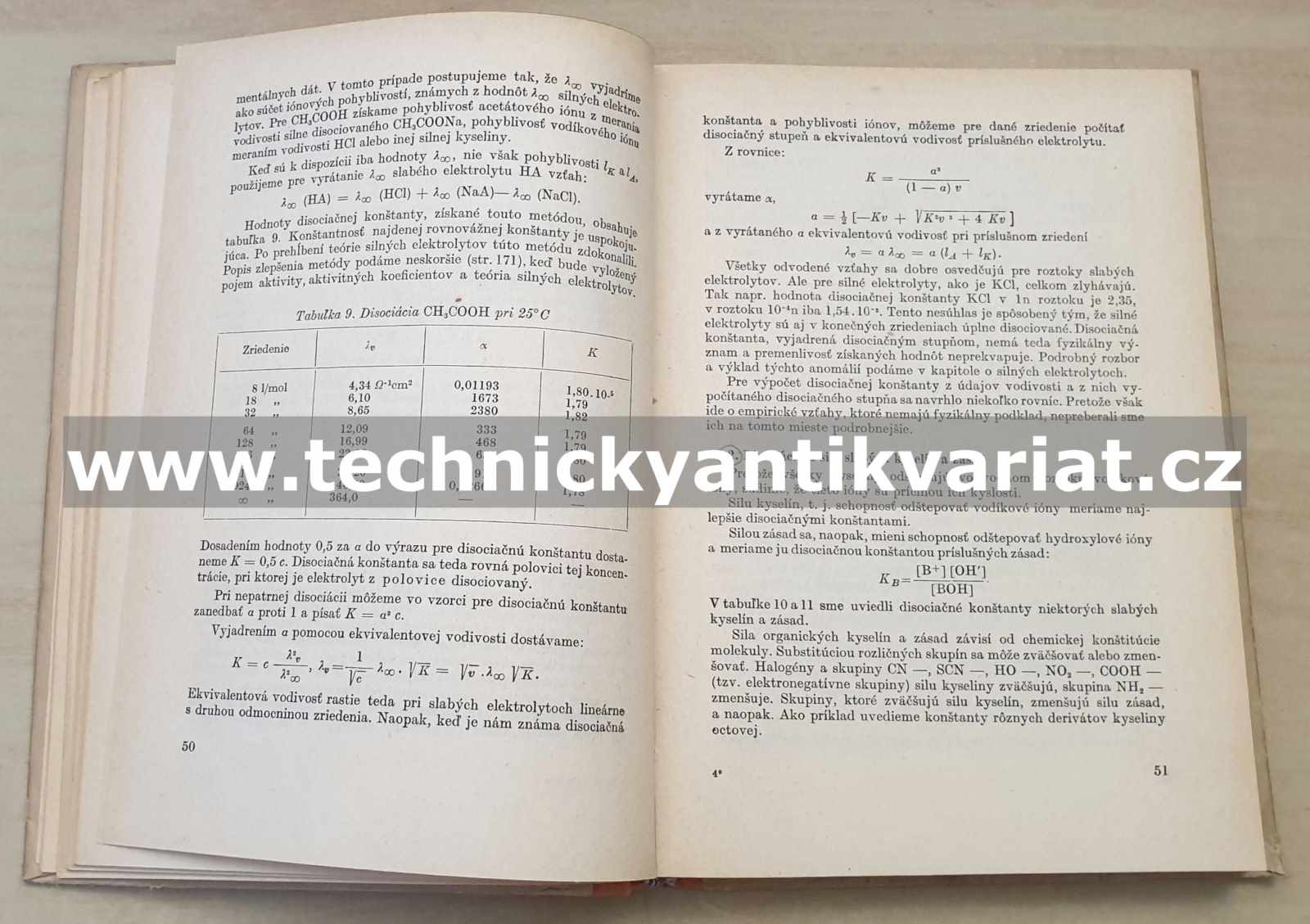 Elektrochémia - Mirko Kalousek (1952)