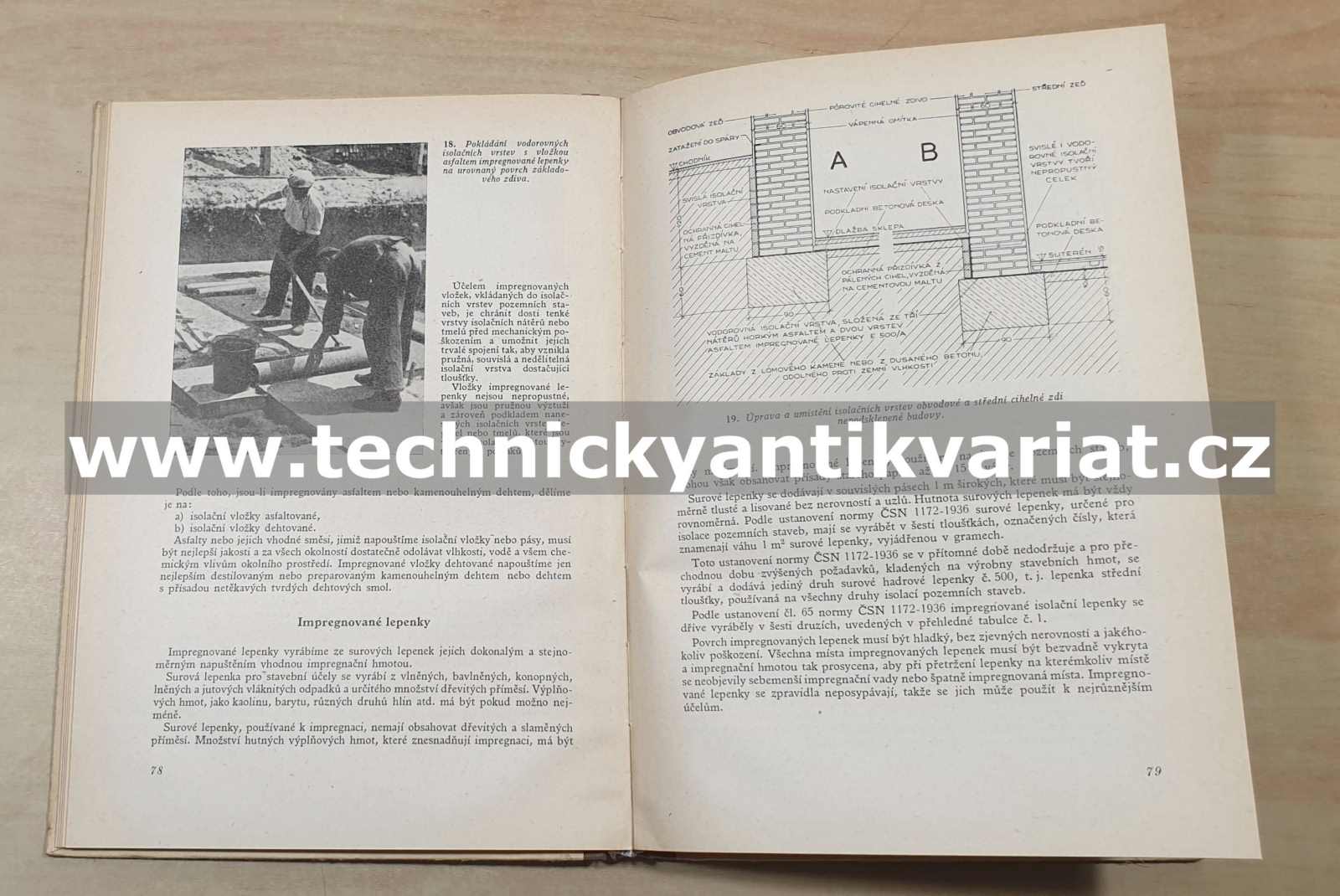 Isolace pozemních staveb - Antonín Skrbek (1952)