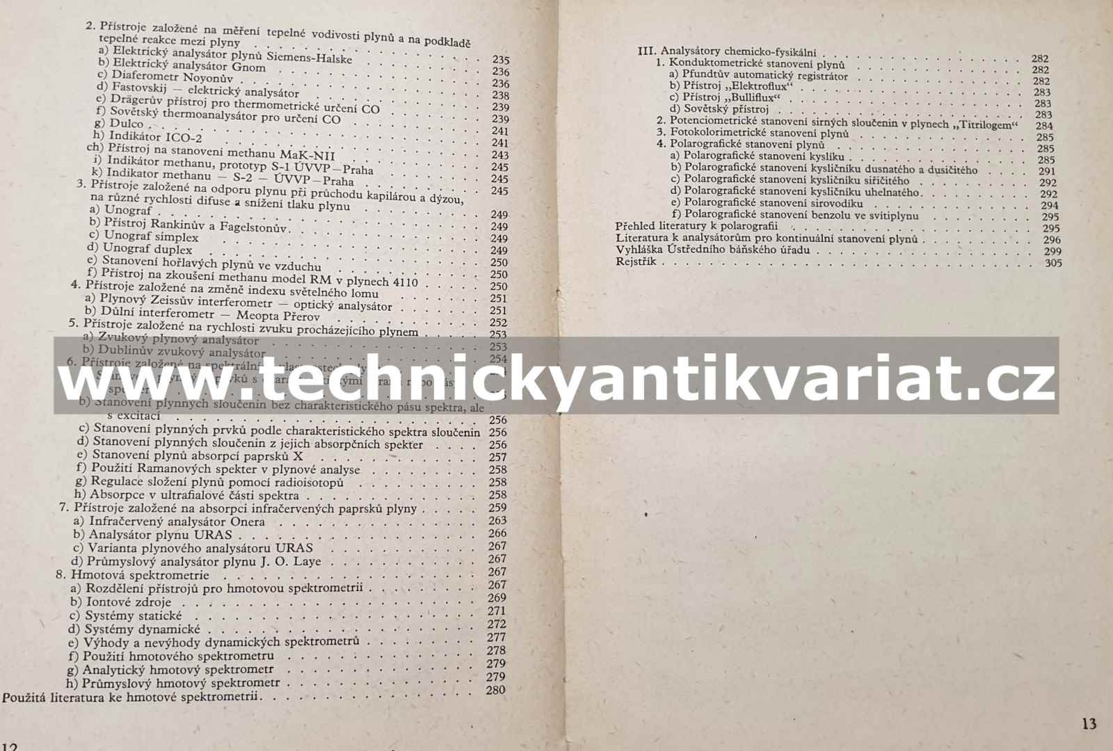 Technická analysa provozních plynů a důlních větrů - Rudolf Jirkovský (1957)