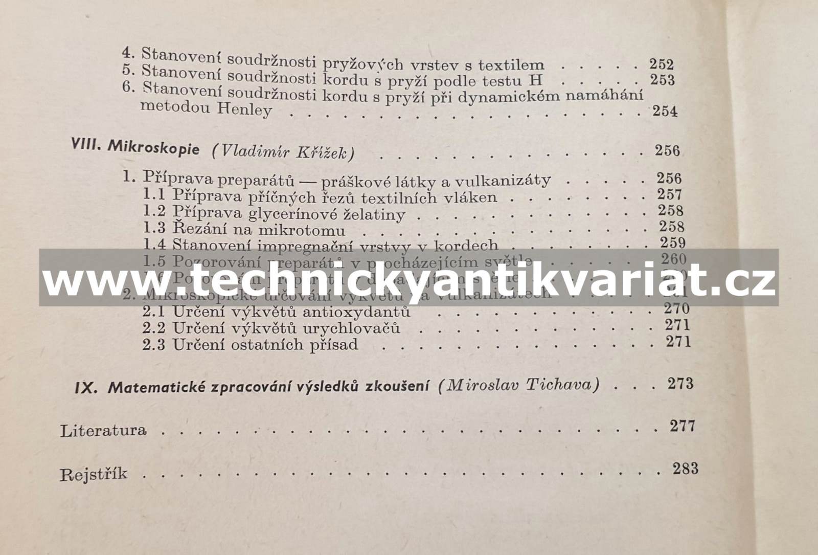 Zkušební metody v gumárenství - J. Kubík, A. Zytka (1962)
