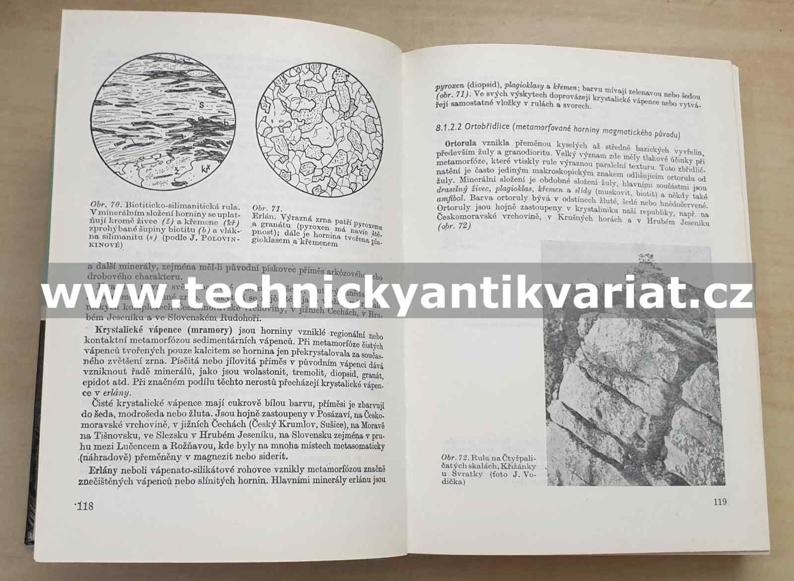 Mineralogie, petrografie a geologie - V. Bambuška, M.Mužík (1981)