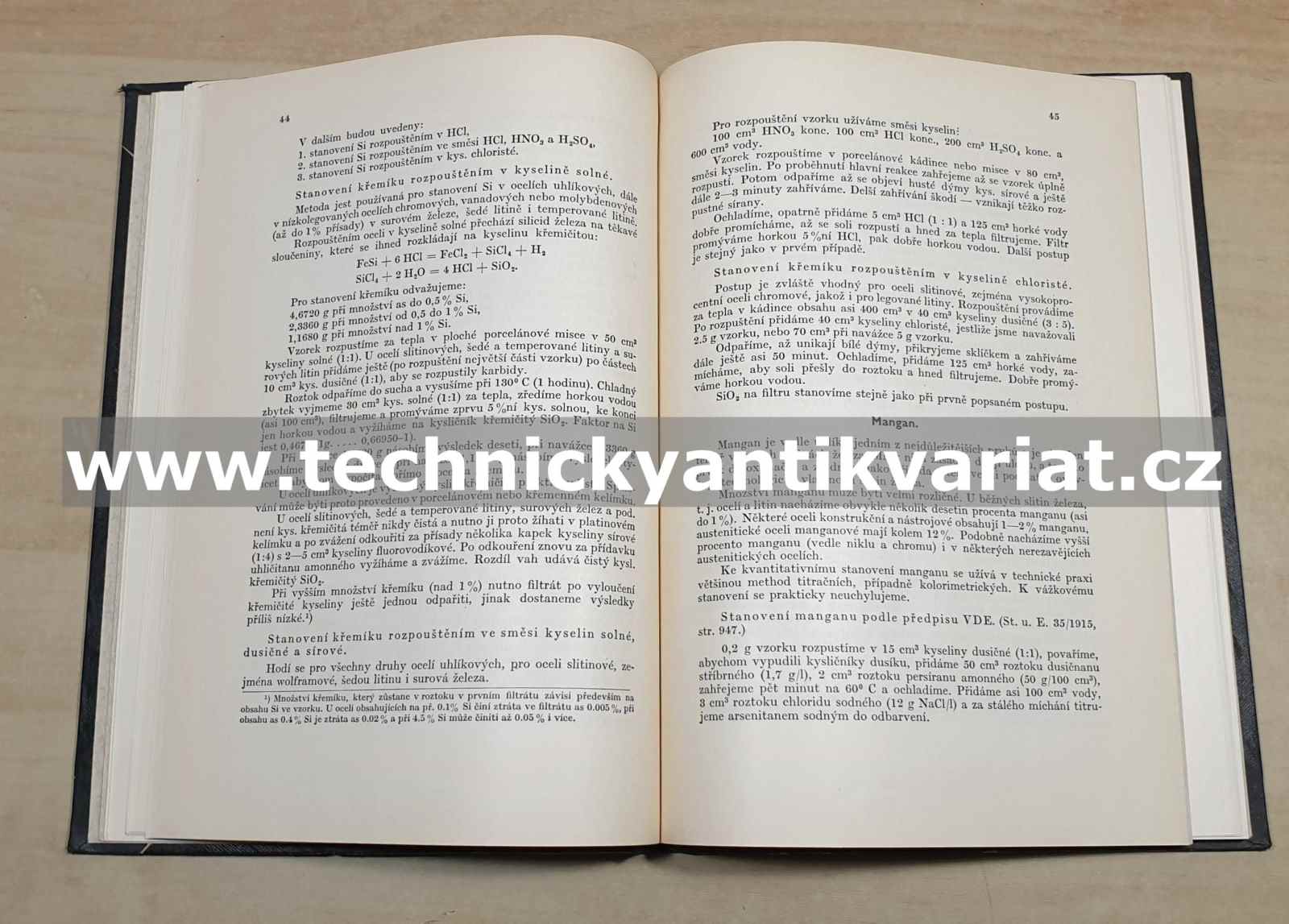 Rozbory rud, železa a jeho slitin - Josef Koritta (1951)