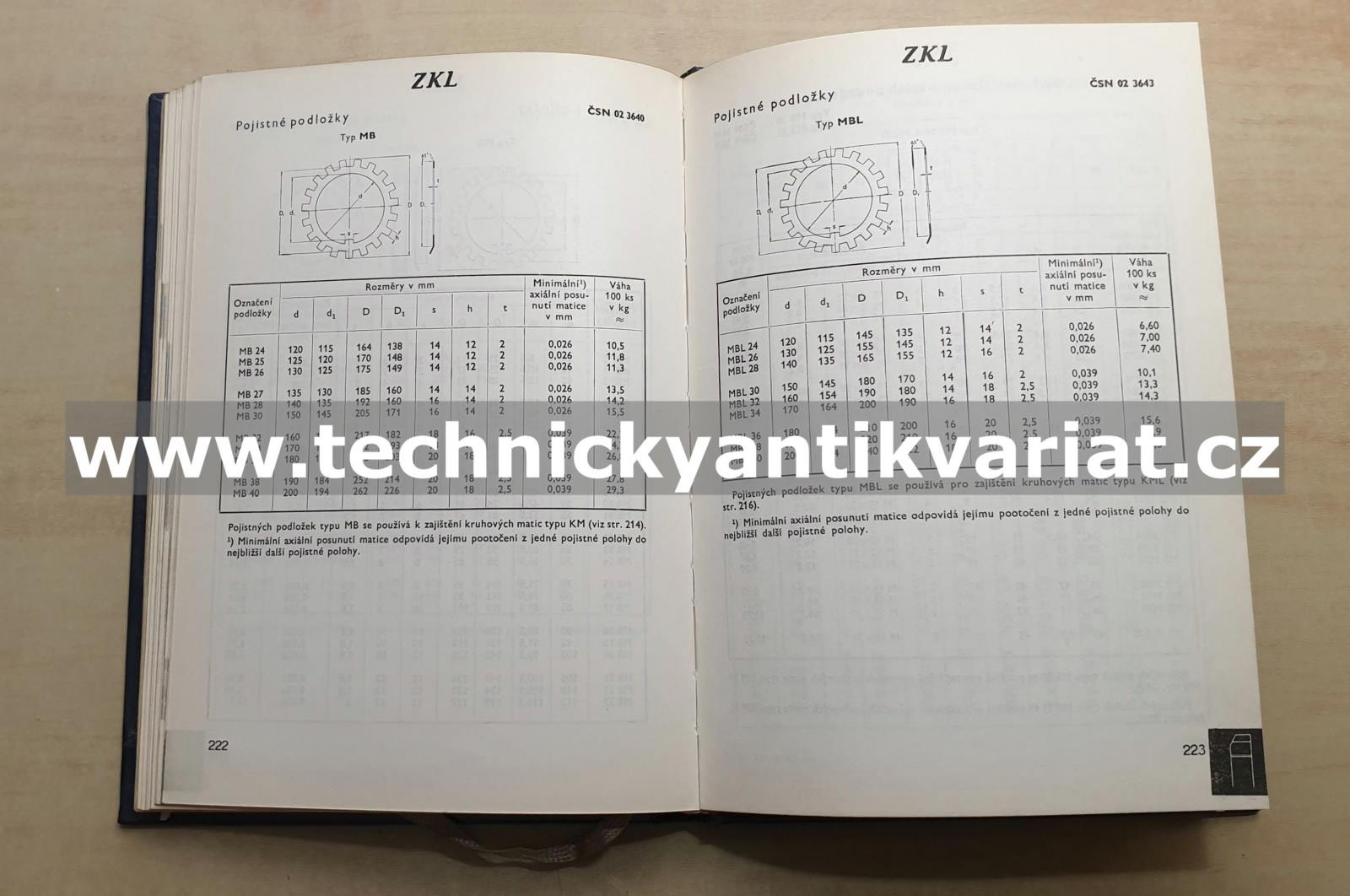 Valivá ložiska ZKL (1965)