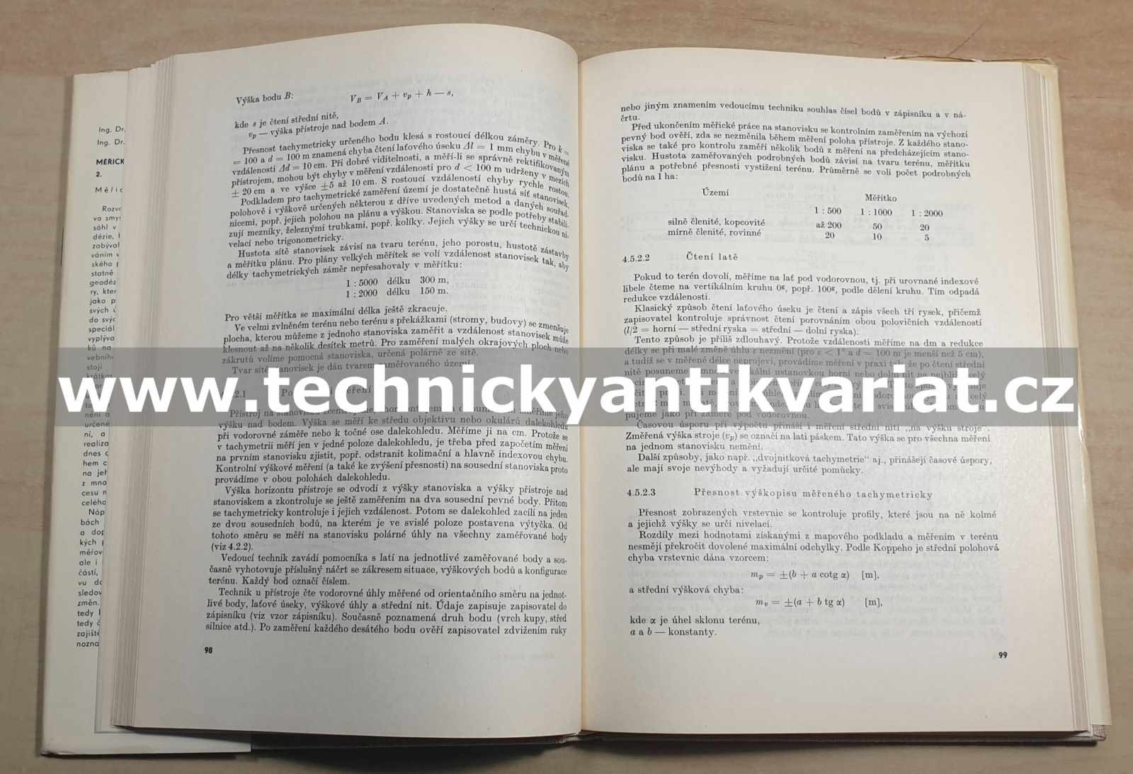 Měřické práce na stavbách 1,2 - Staněk, Svoboda (1972, 1973)