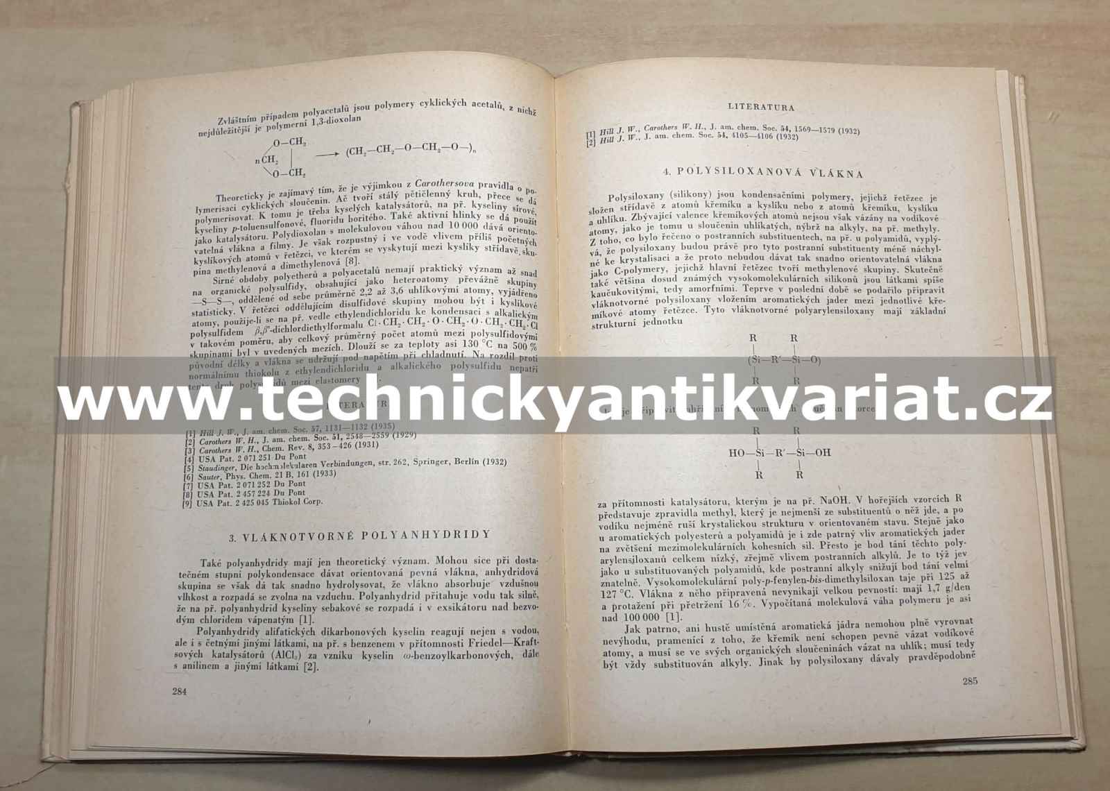 Nová syntetická vlákna - Stoy, Novotný (1953)