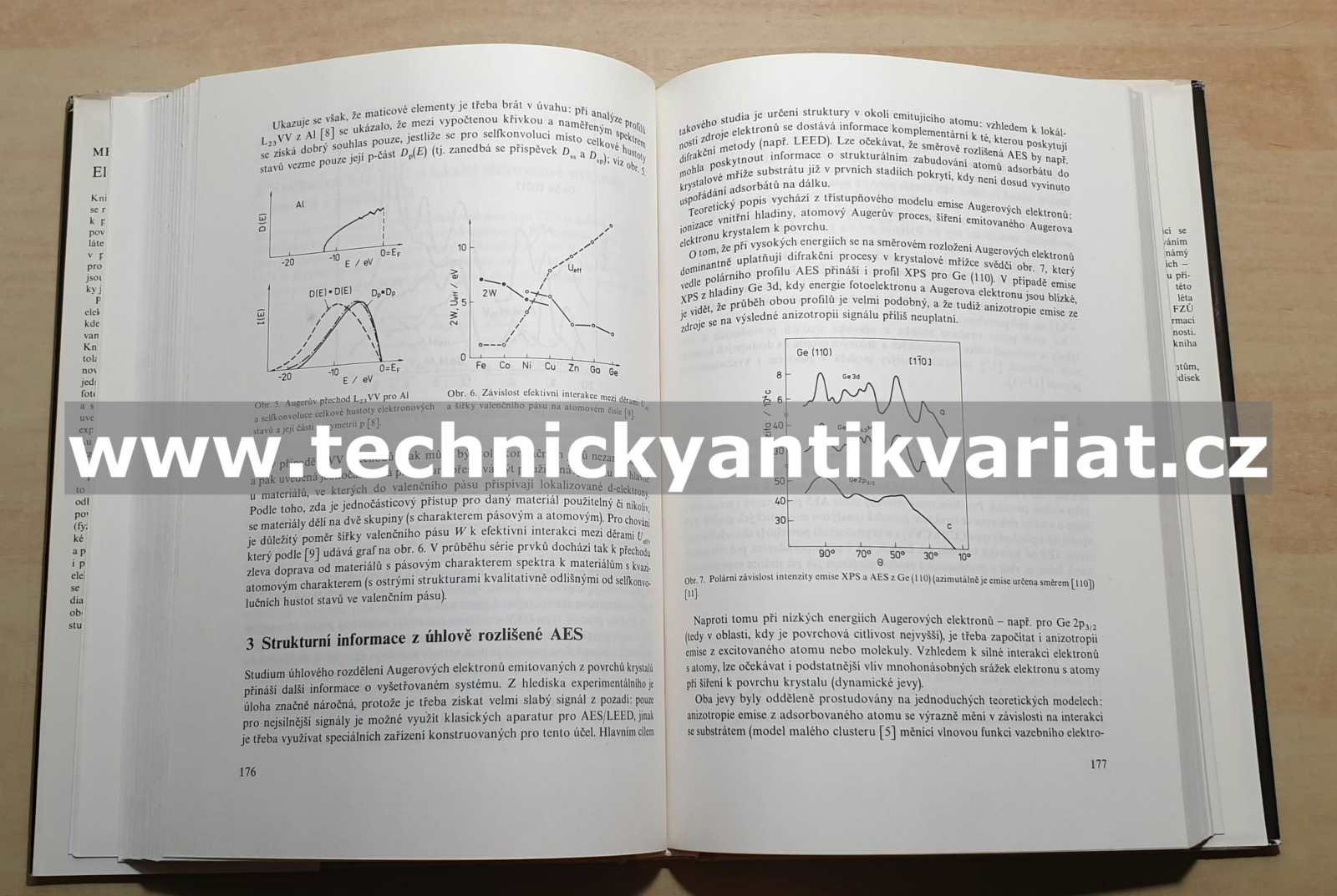 Metody analýzy povrchů elektronová spektroskopie (1990)