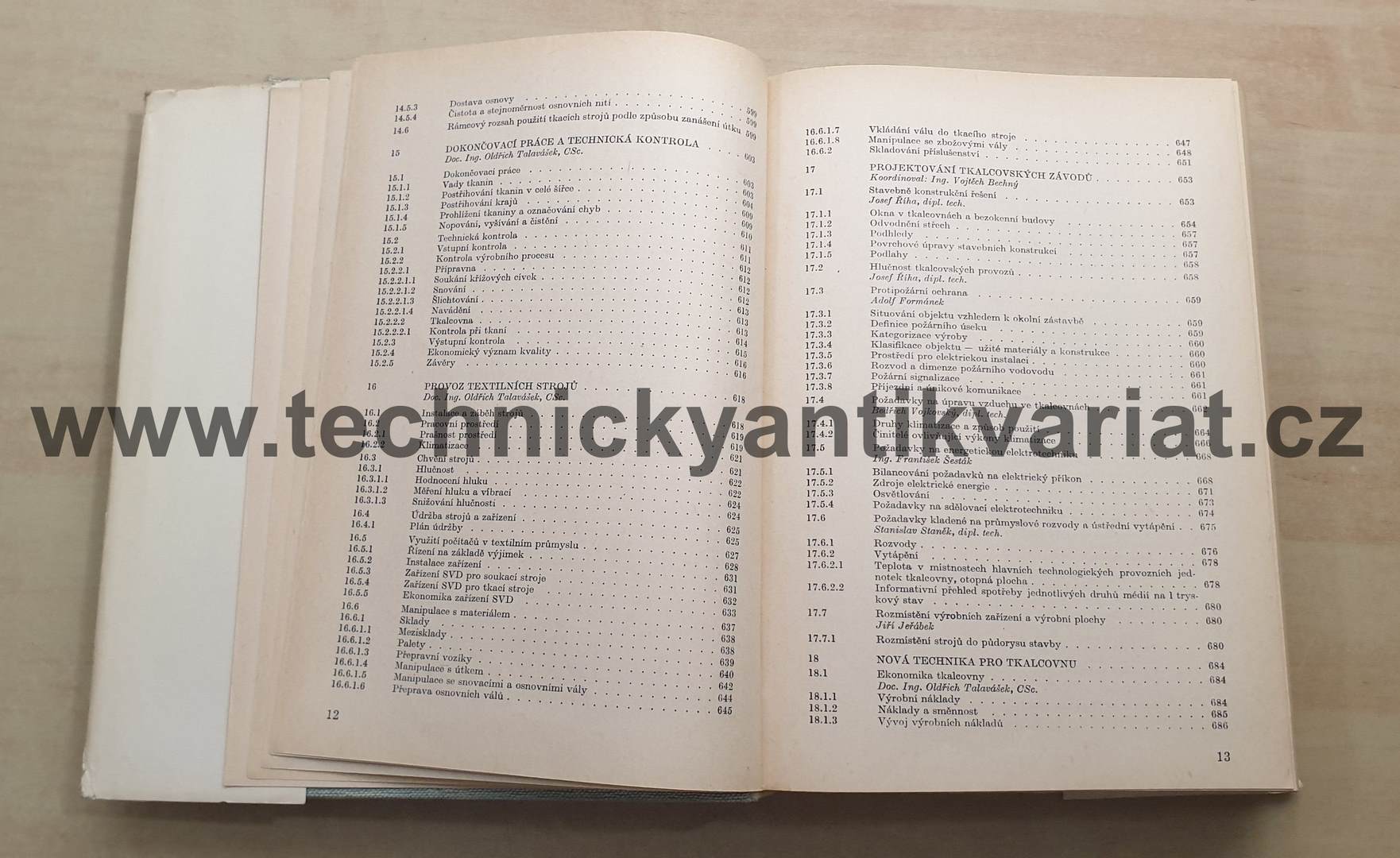 Tkalcovská příručka - Oldřich Talaváška (1980)