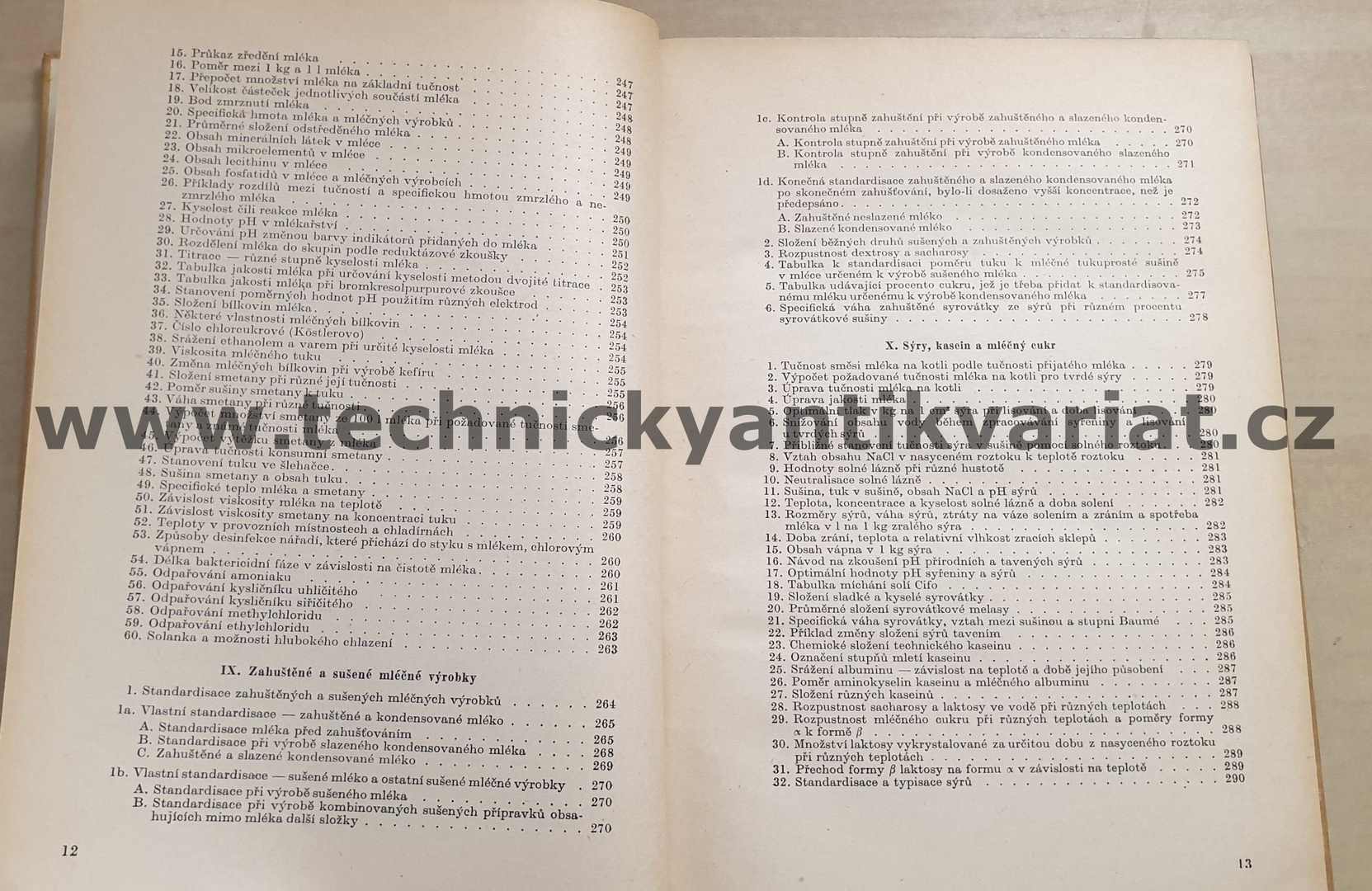 Tukové a mlékárenské tabulky - provozní a laboratorní příručka (1955)