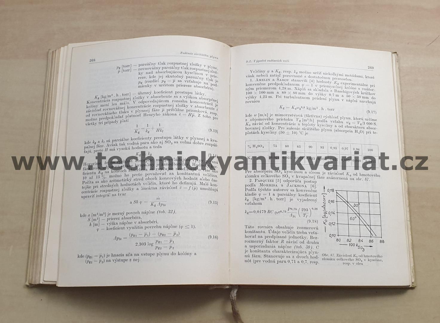 Výroba kyseliny sírovej - J. Beňa (1967)
