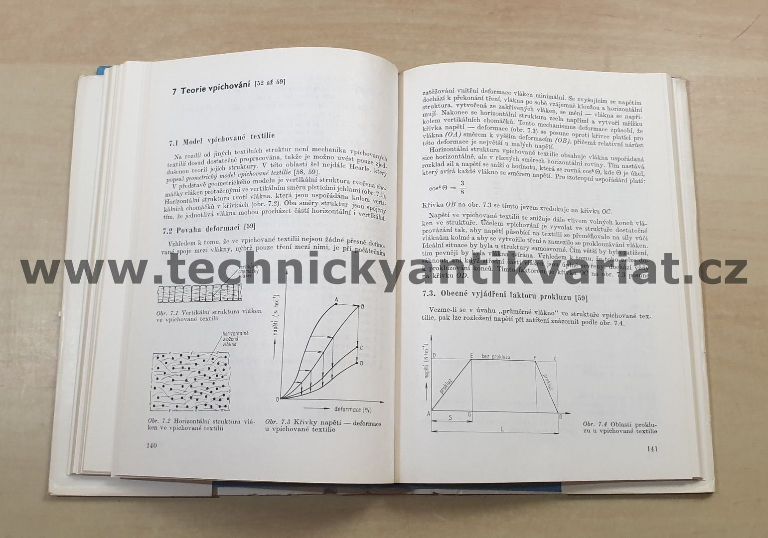 Textilní technologie vpichování - V. Mrština, F. Fejgl (1982)