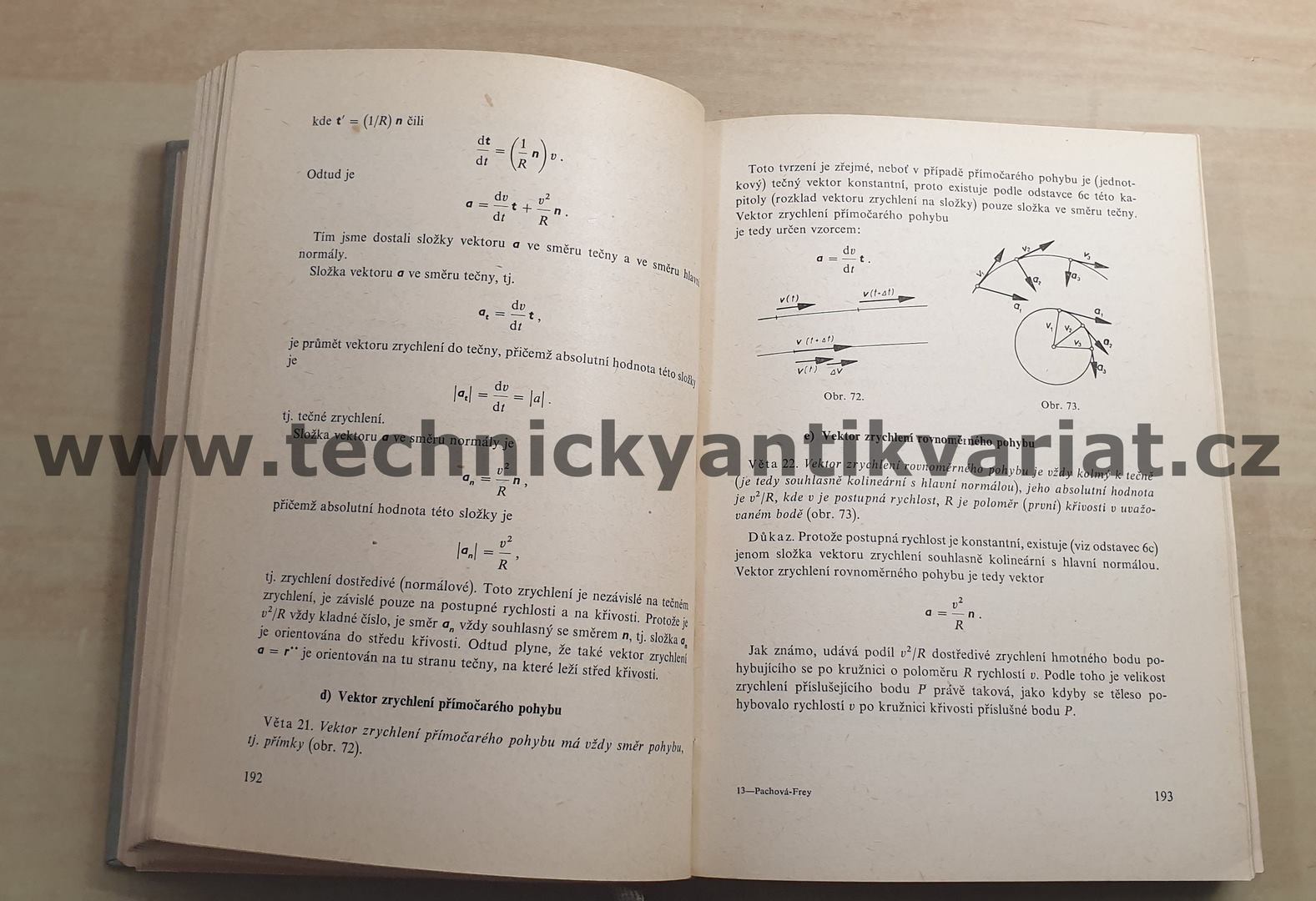 Vektorová a tenzorová analýza - Zs. Pachová, T. Frey (1964)