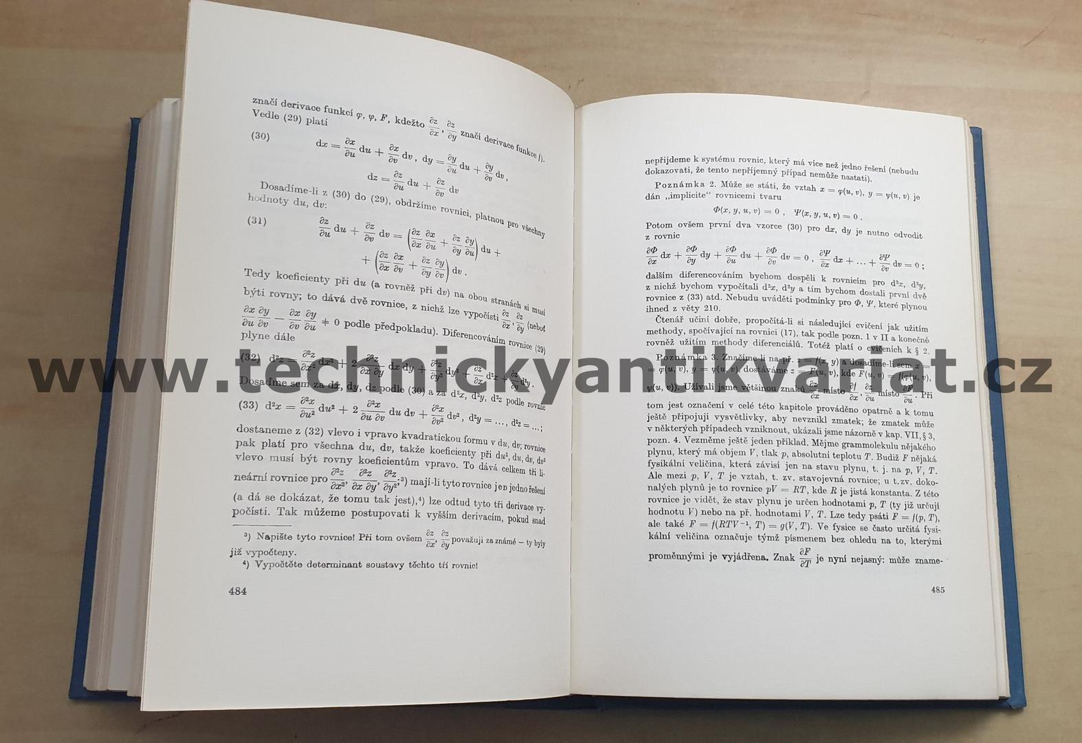 Diferenciální počet II. - Vojtěch Jarník (1976)