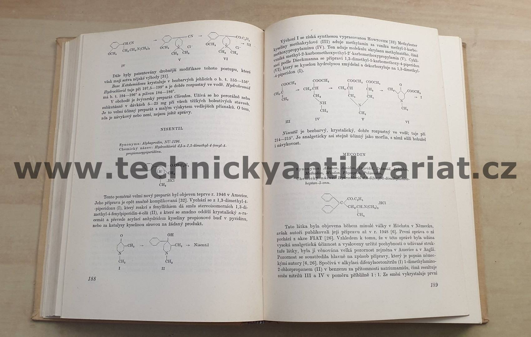 Synthetická léčiva - Buděšinský, Protiva (1954)