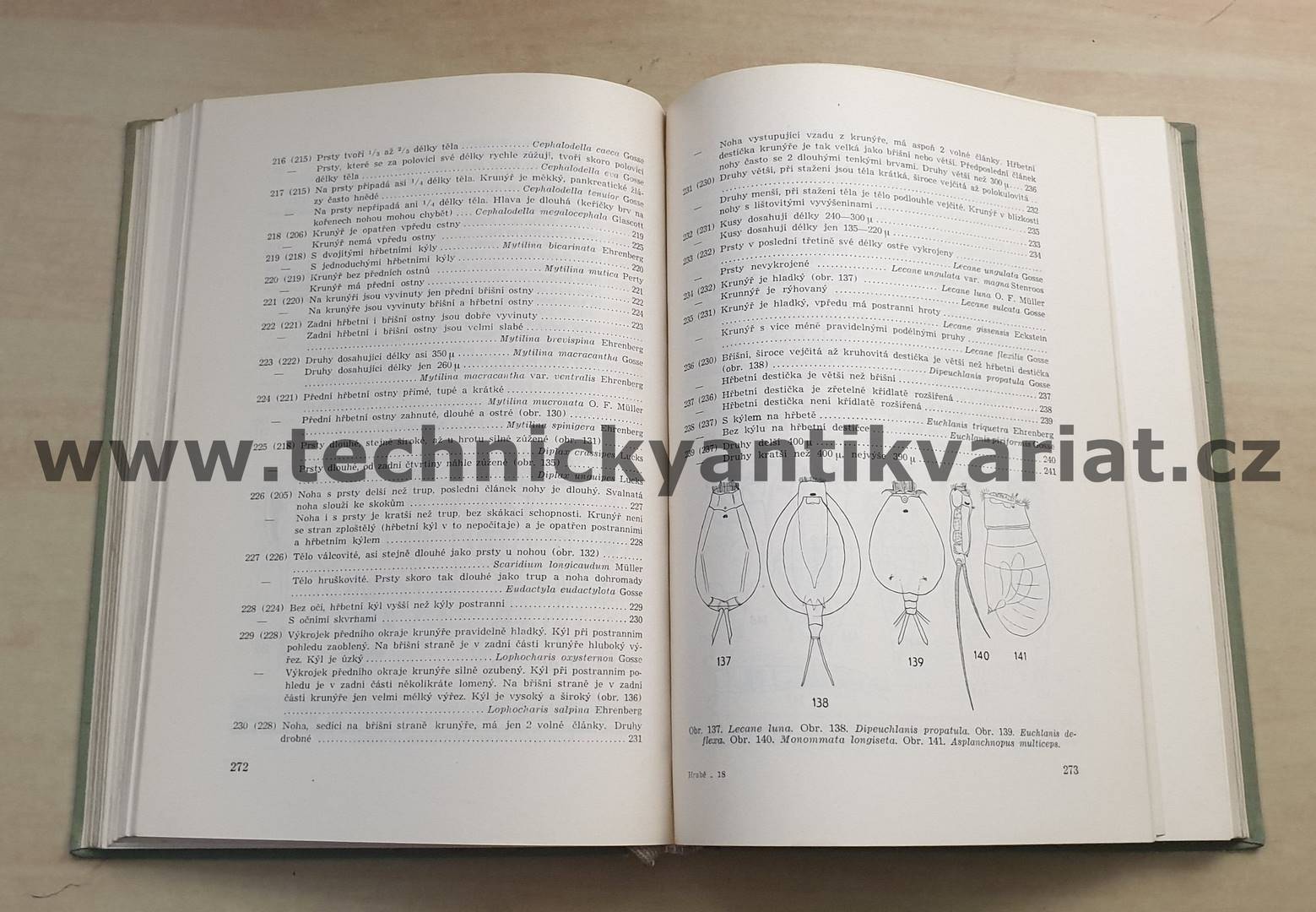 Klíč k určování zvířeny ČSR I. S.Hrabě (1954)