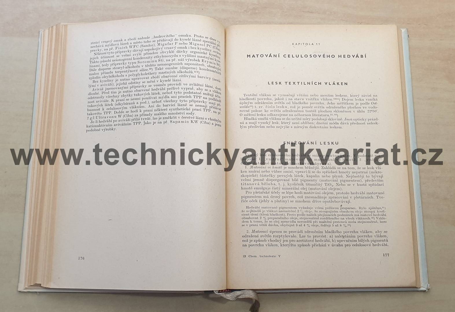 Chemická technologie textilní - V. Barvení hedvábí - Václav Felix (1955)