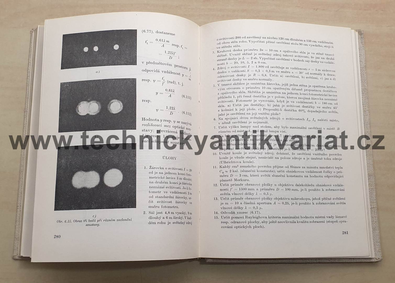 Geometrická optika I. díl, B.Havelka (1955)
