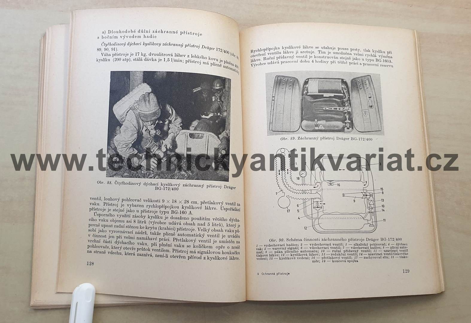 Ochranné a záchranné přístroje - B. Friedler, Z.Matoušek (1959)