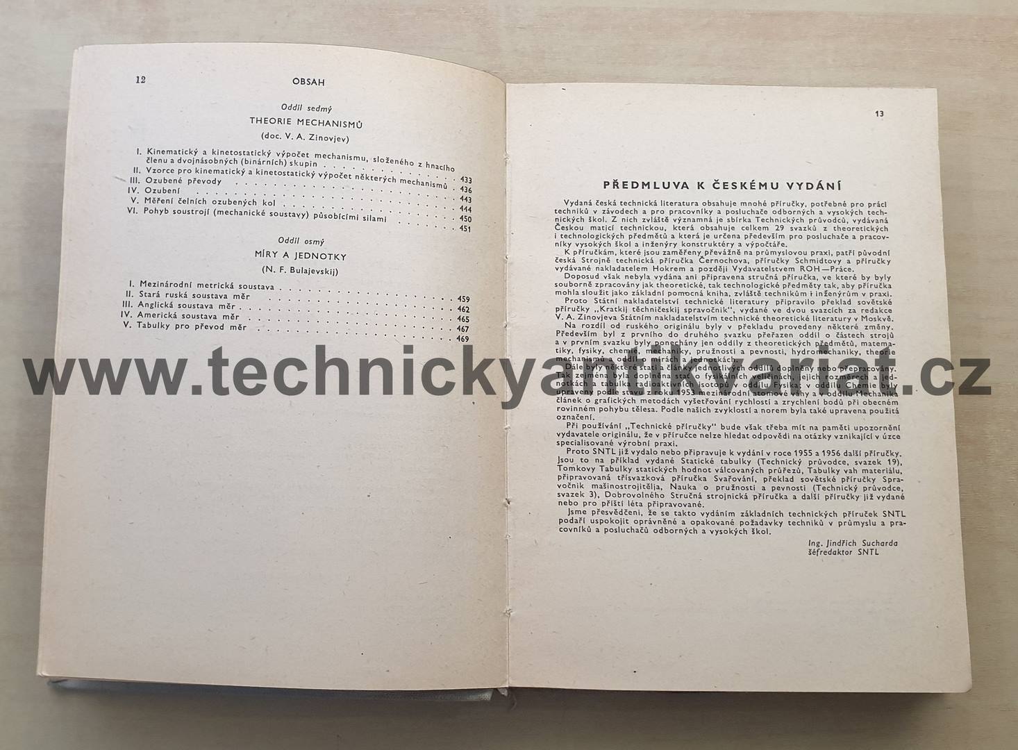 Technická příručka I. svazek (1956)