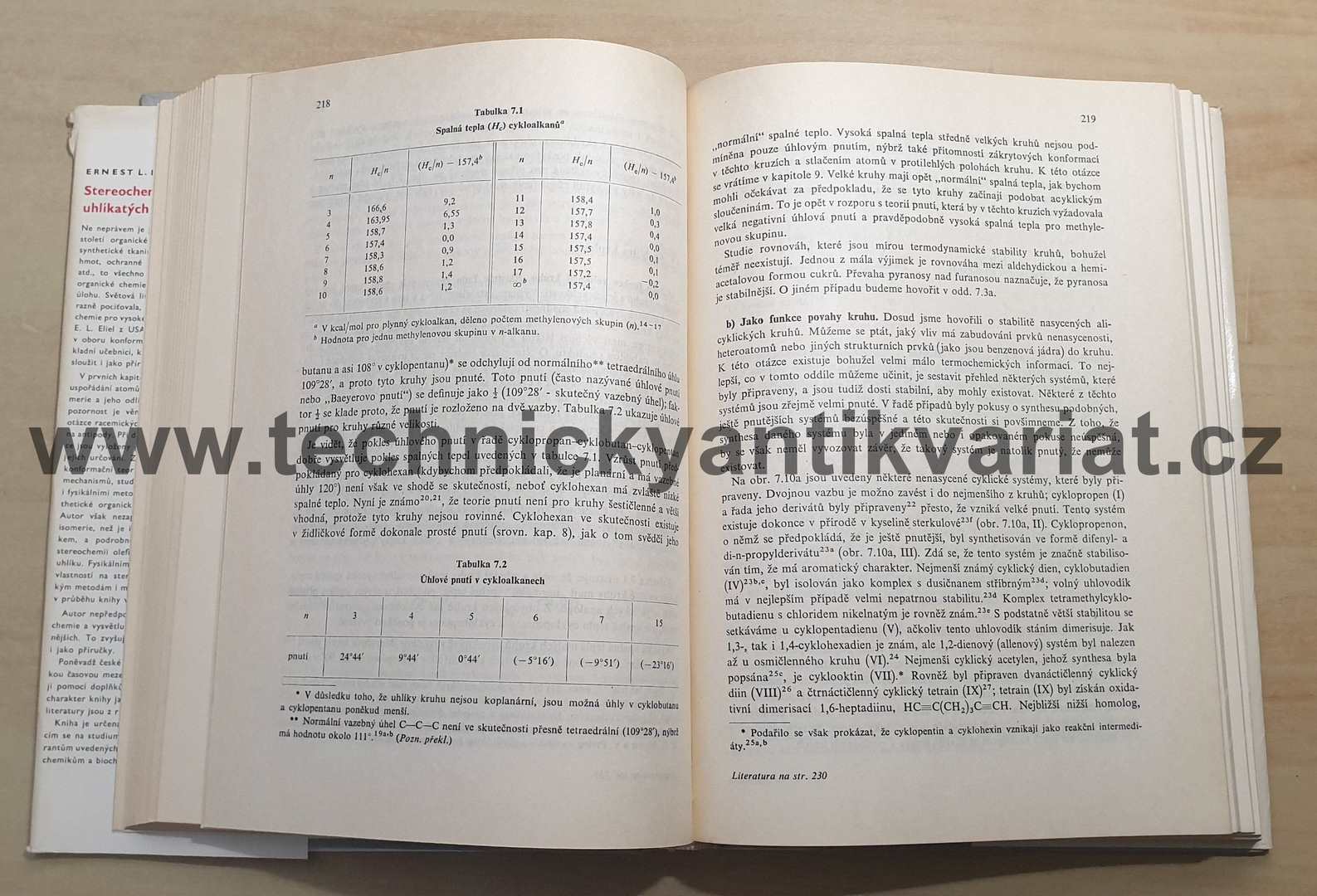 Stereochemie uhlíkatých sloučenin - Ernest L. Eliel (1970)