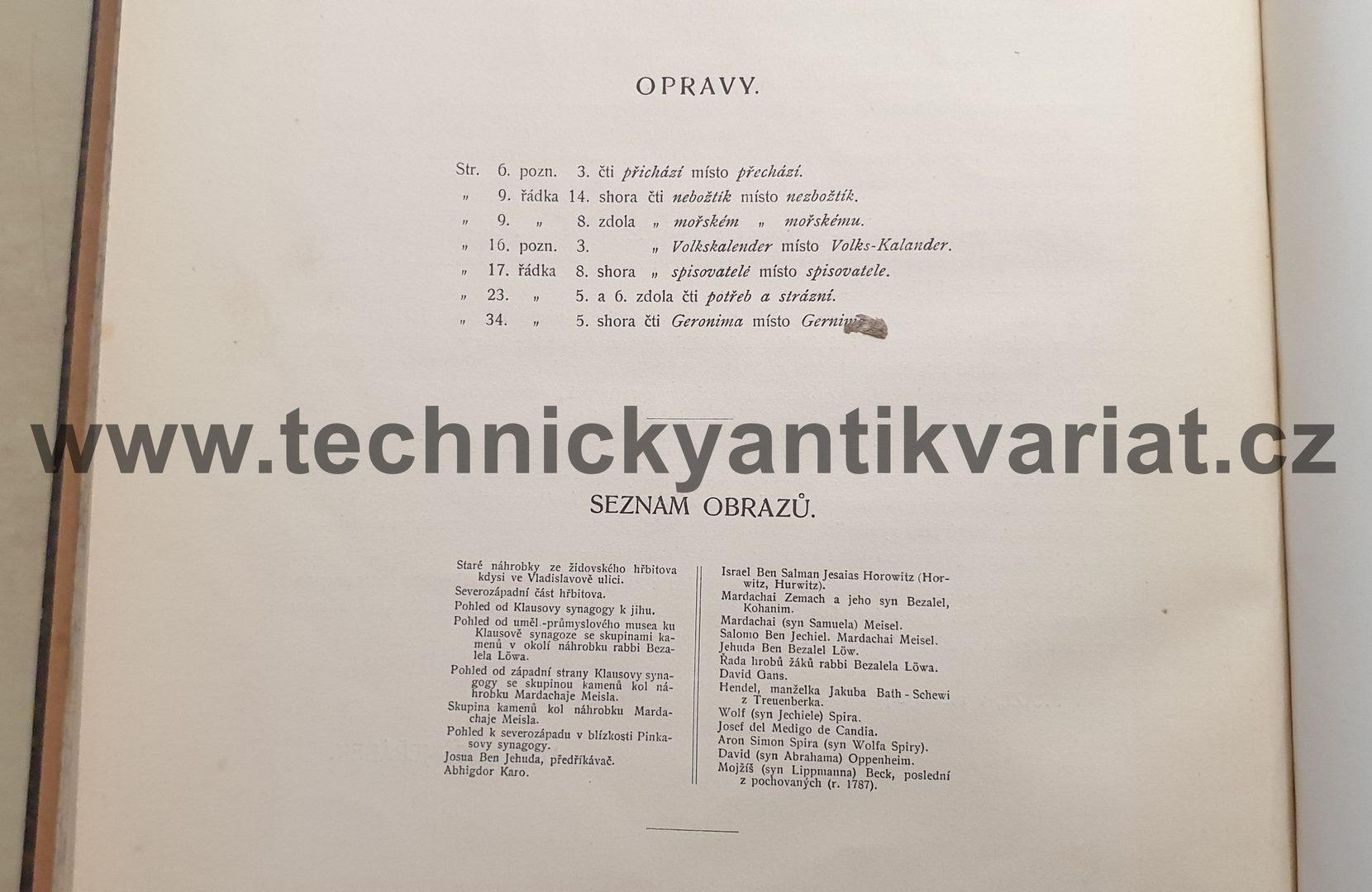 Starý židovský hřbitov pražský - Dr. Luboš Jeřábek (1903)