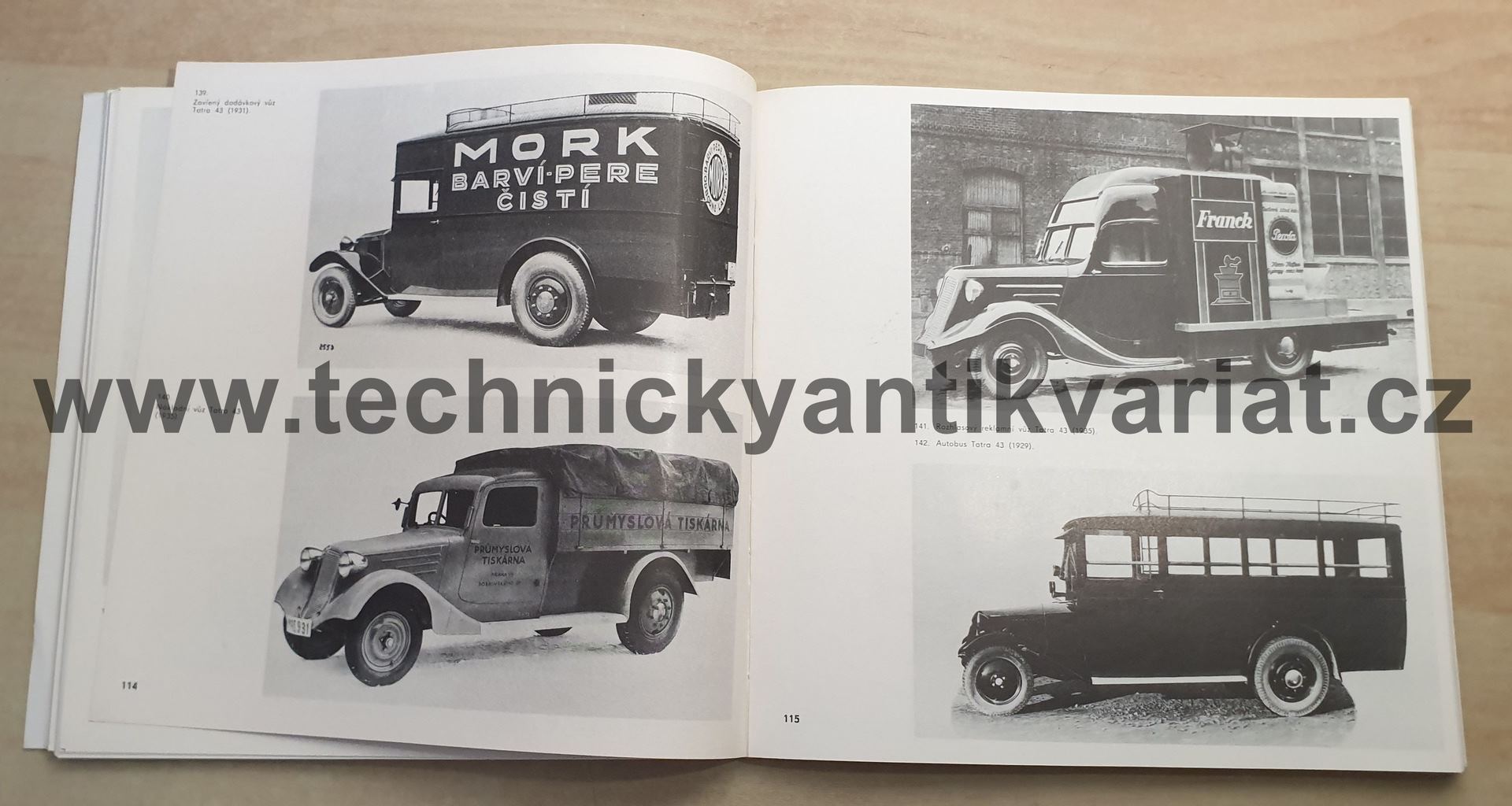 TATRA 1898-1972 nákladní automobily K. Rosenkranz (1972)