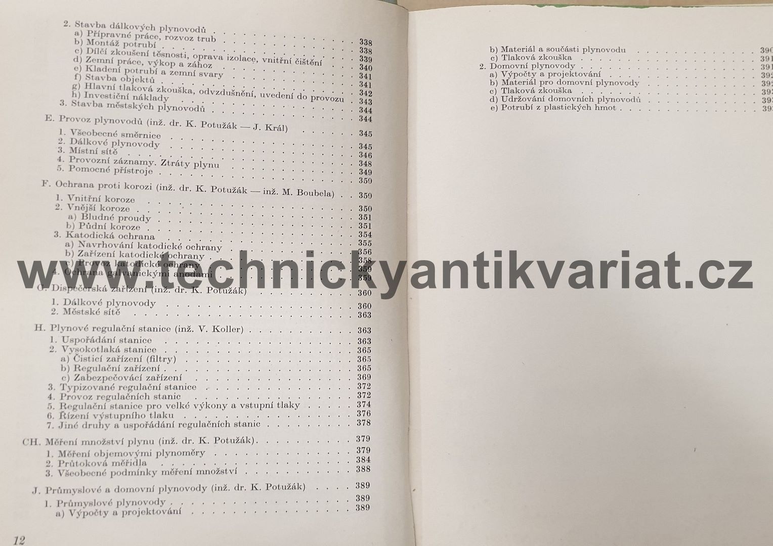 Plynárenská a konkárenská příručka - Rudolf Reidl (1962)
