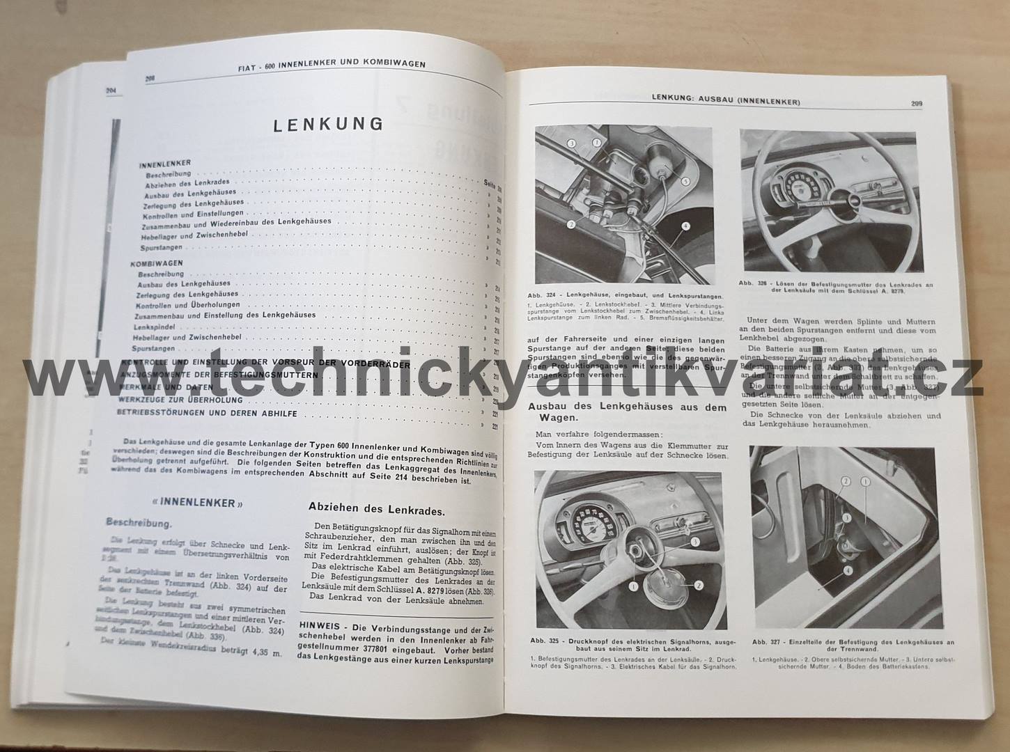 Fiat 600, 600D - Reparaturhandbuch (1961)