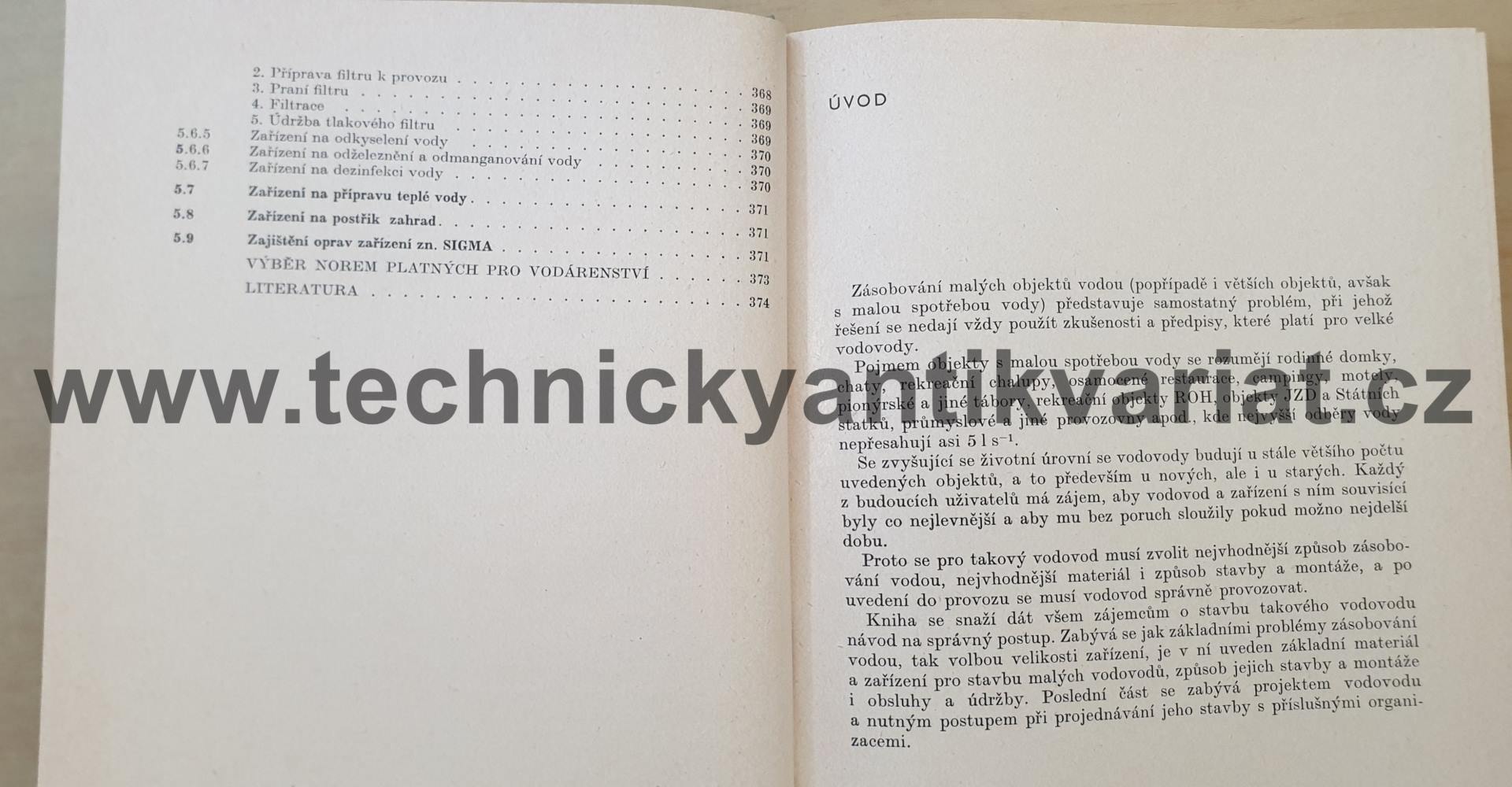 Vodovody pro malé objekty - Vladimír Novák (1978)
